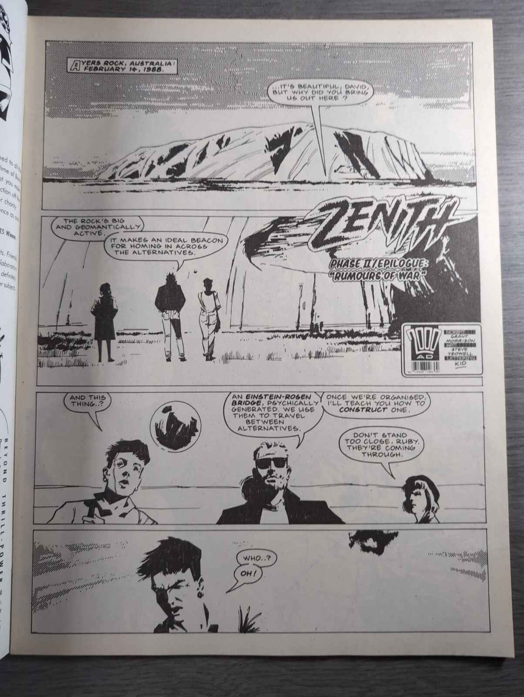2000AD Prog 606 Featuring Judge Dread Comic 24th Dec 1988 Vintage Retro Comic