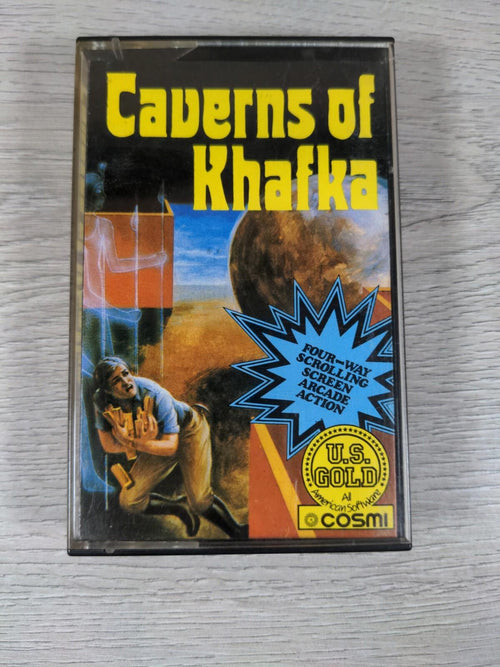 Caverns Of Khafka Commodore 64 C64 Video Game Cassette Tested & Working - Retrorama UK