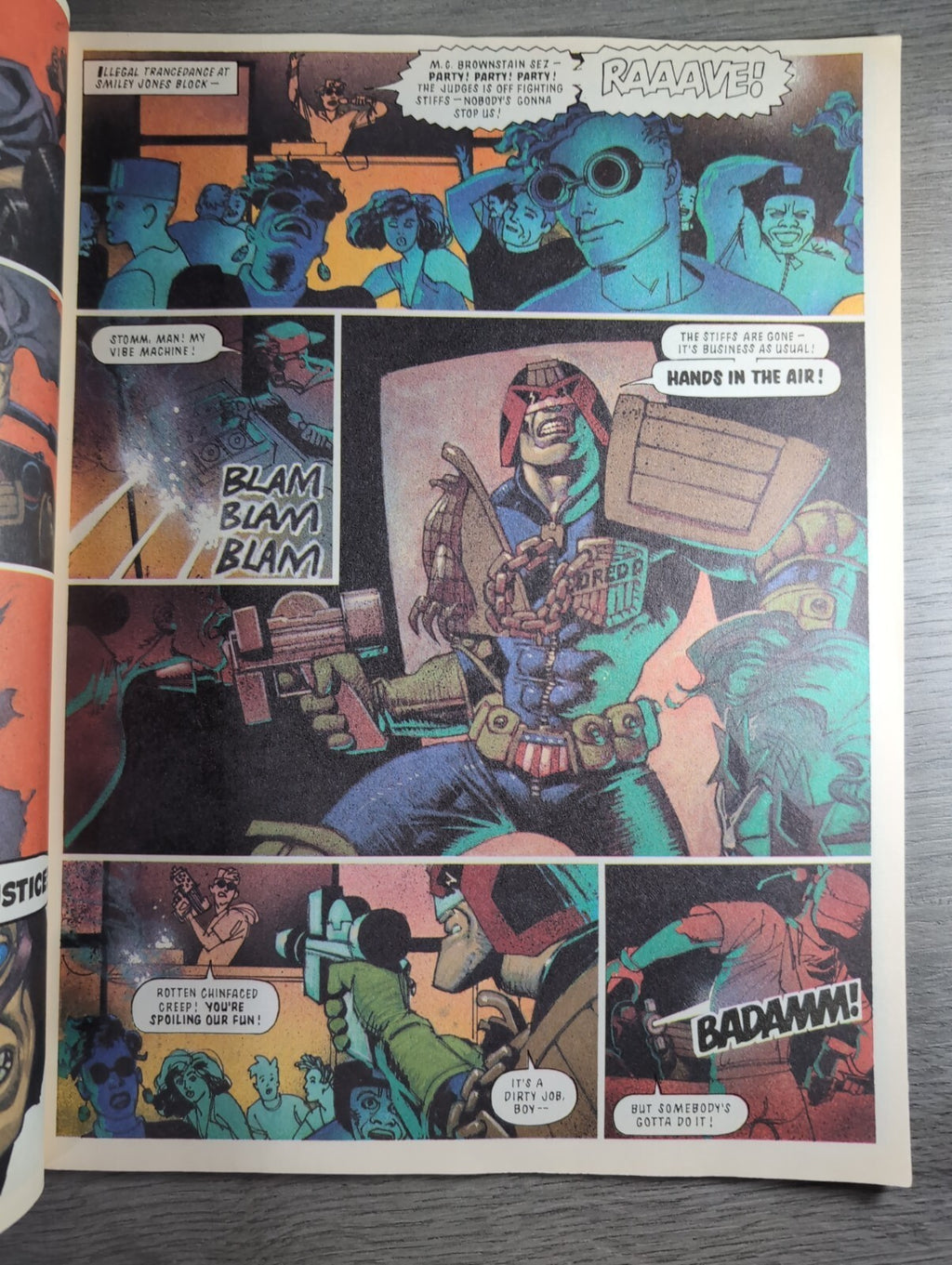 2000AD Prog 800 Featuring Judge Dread Comic 12 Sept 1992 Vintage Retro Comic