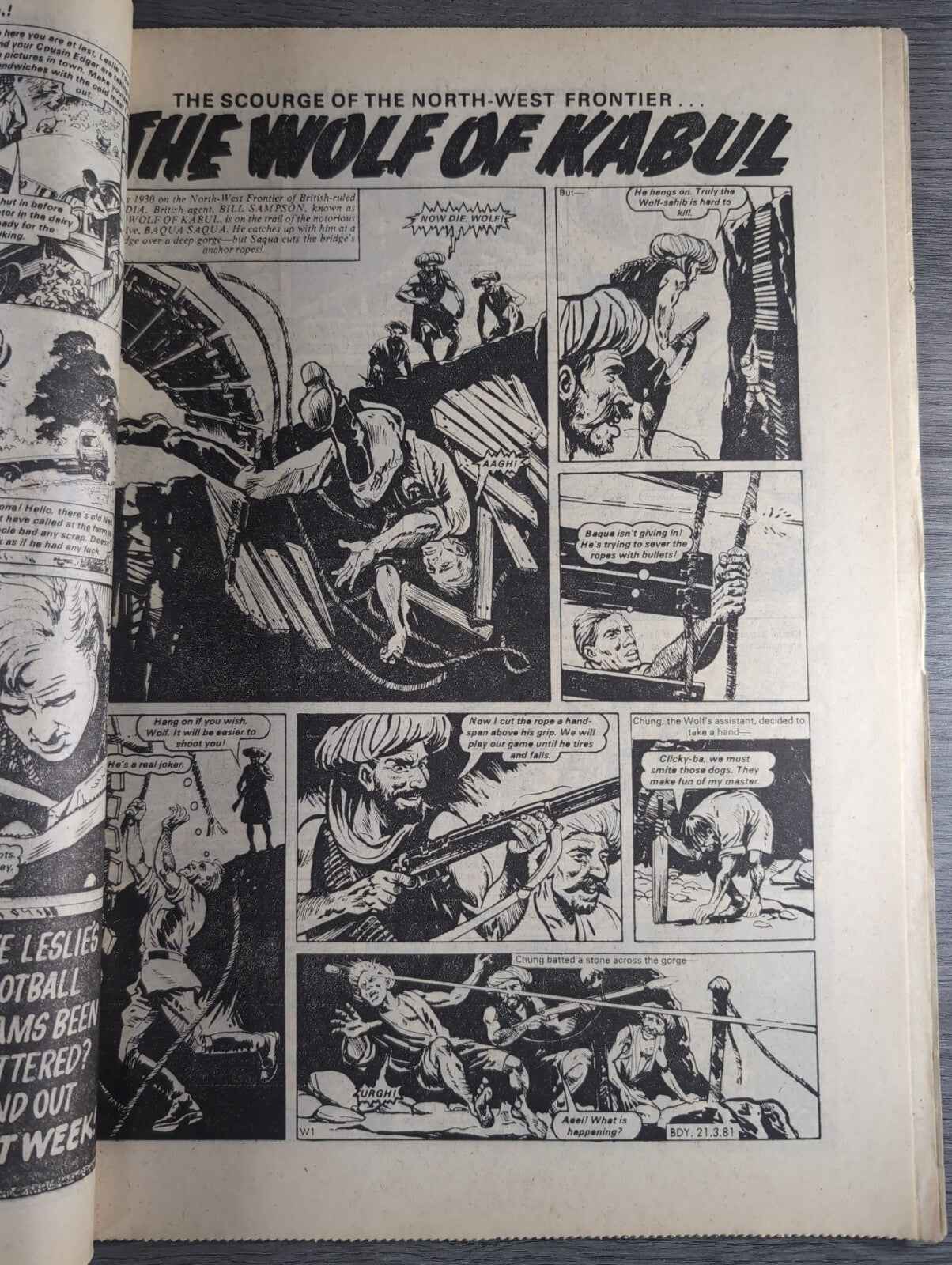 Buddy Comic Issue No 6 21st March 1981 Vintage Retro Comic