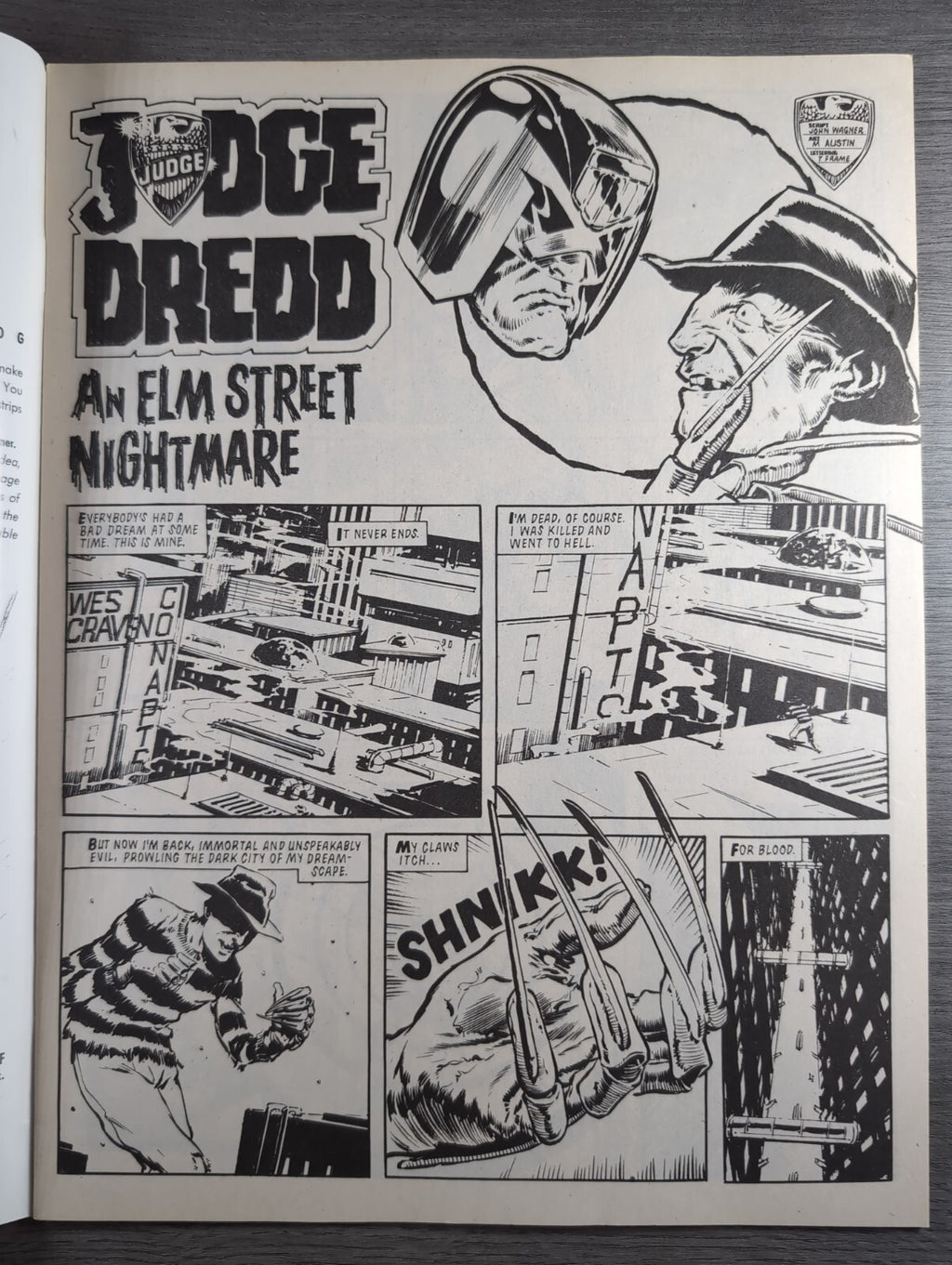 2000AD Prog 635 Featuring Judge Dread Comic 15th July 1989 Vintage Retro Comic