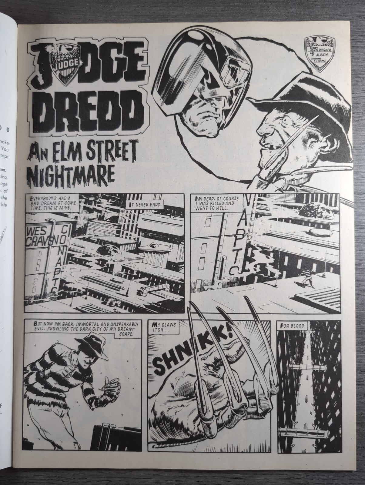 2000AD Prog 635 Featuring Judge Dread Comic 15th July 1989 Vintage Retro Comic