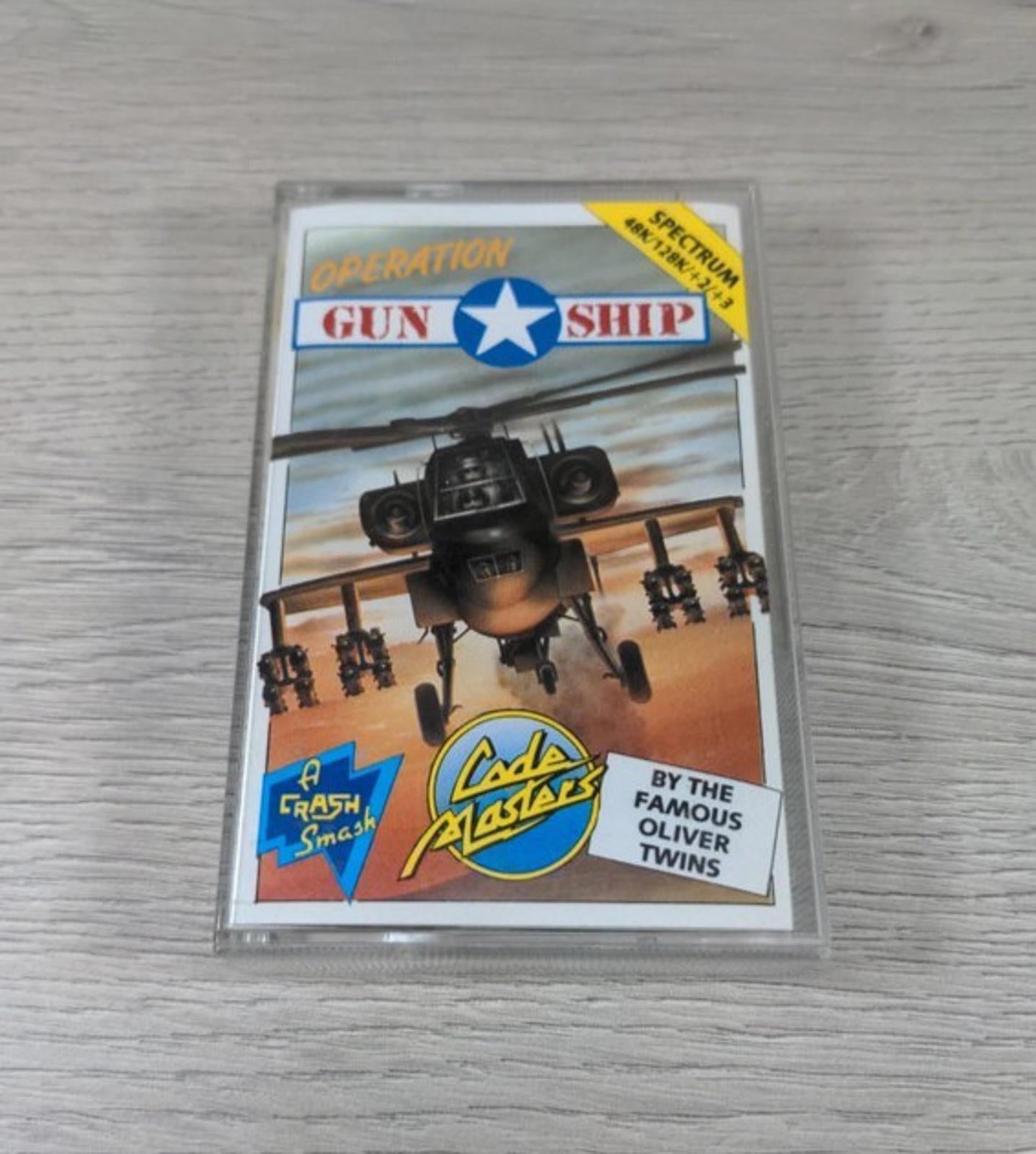 ZX Spectrum 48/128K Operation Gunship Video Game Cassette Tested & Working
