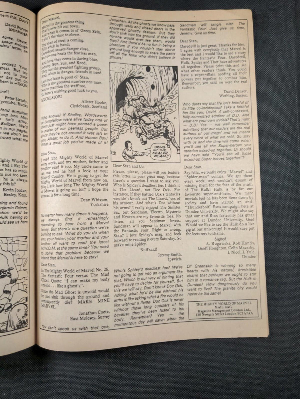 Mighty World of Marvel Issue No 41 July 1973 Vintage Marvel UK Comic - Retrorama UK