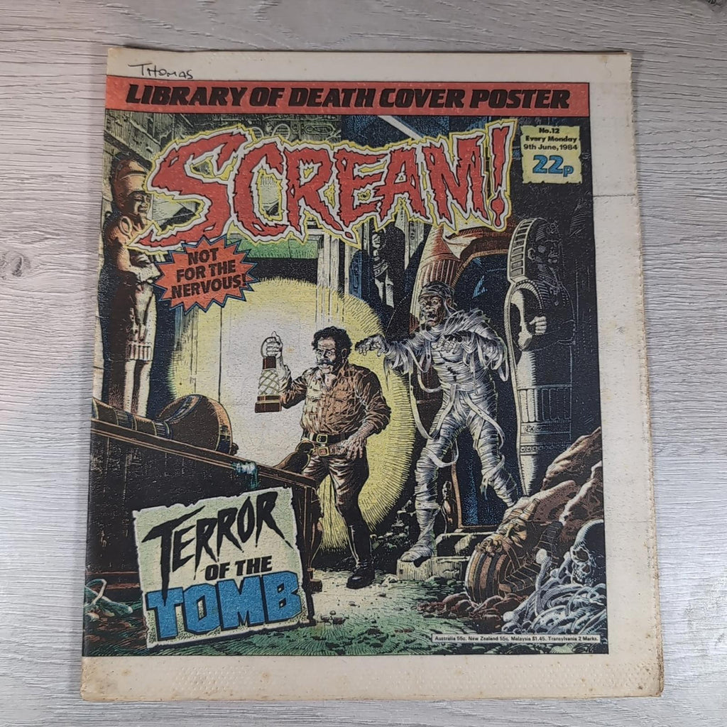 Scream! Comic Issue Number 12 9th June 1984