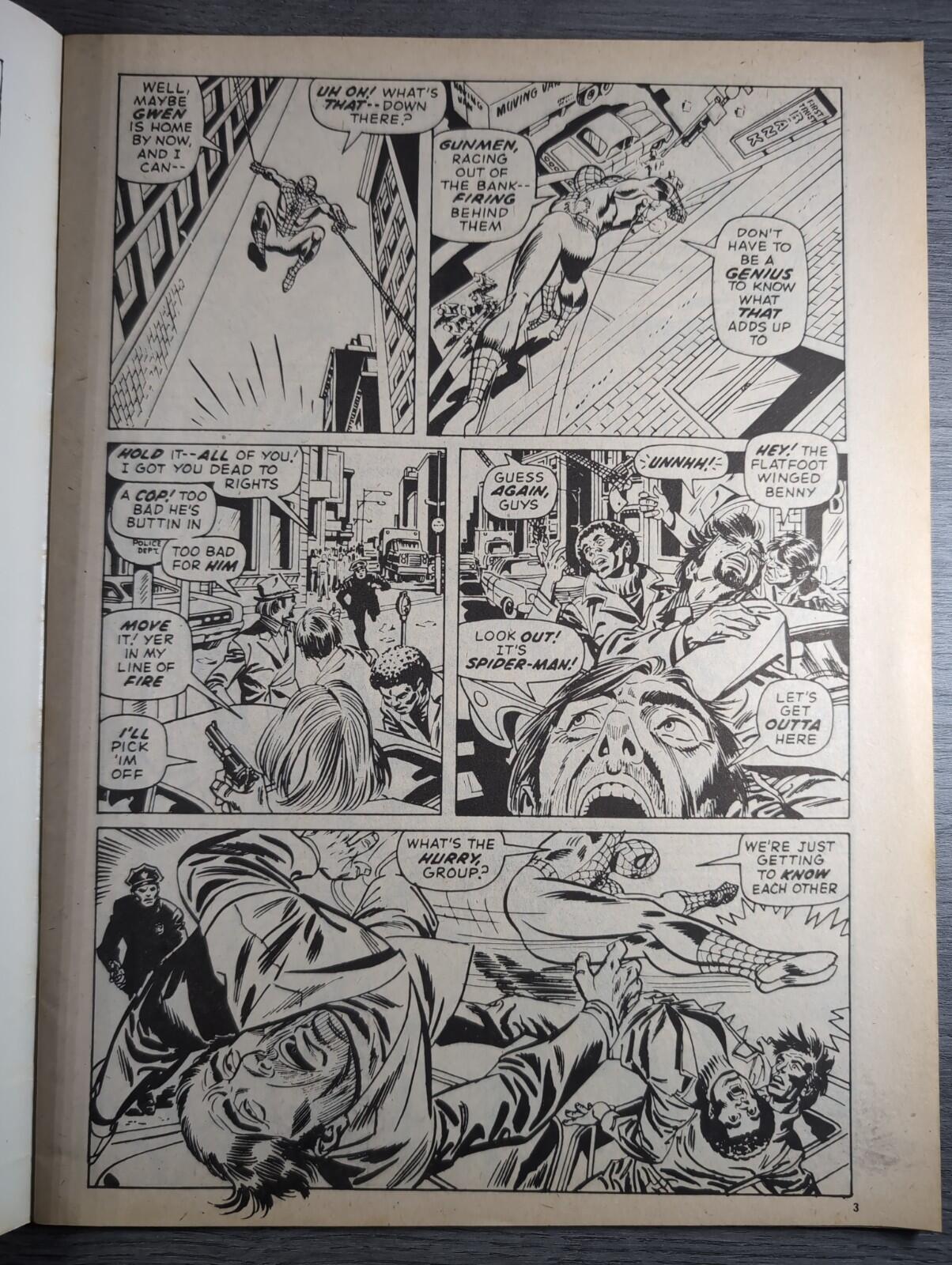 Spider-Man Comics Weekly No 137 Marvel Comics UK 27th September 1975