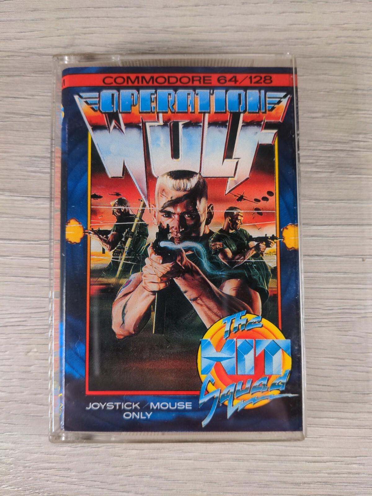 Operation Wulf Commodore 64 C64 Video Game Cassette Tested & Working