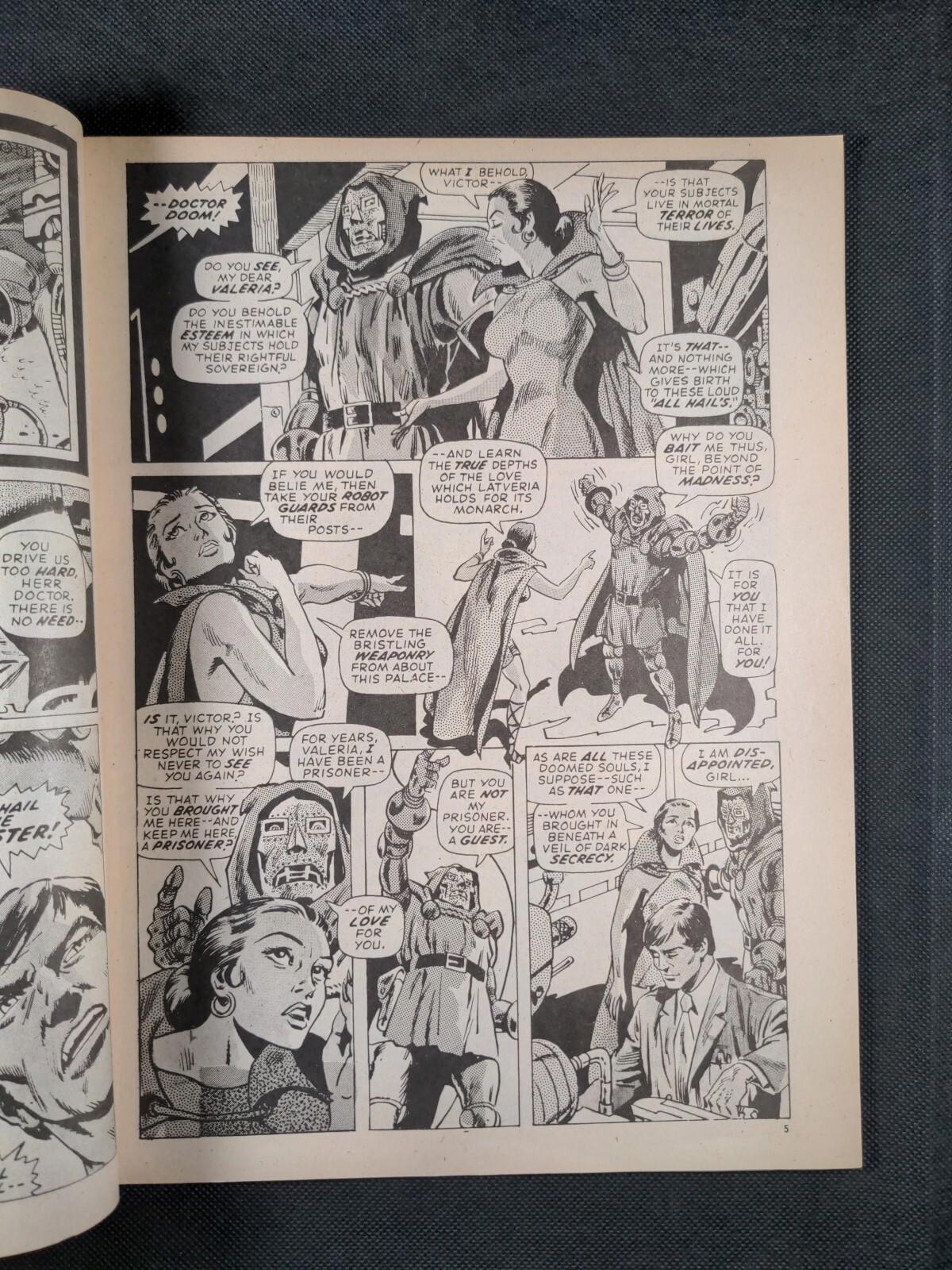 Mighty World of Marvel Comic Issue No 115 December 1974 Marvel UK Vintage Comic