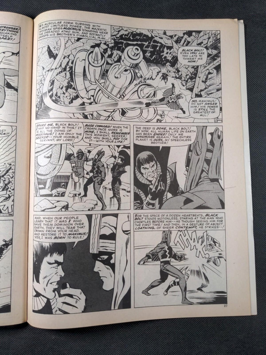 Mighty World of Marvel Issue No 103 September 1974 Vintage Marvel UK Comic - Retrorama UK