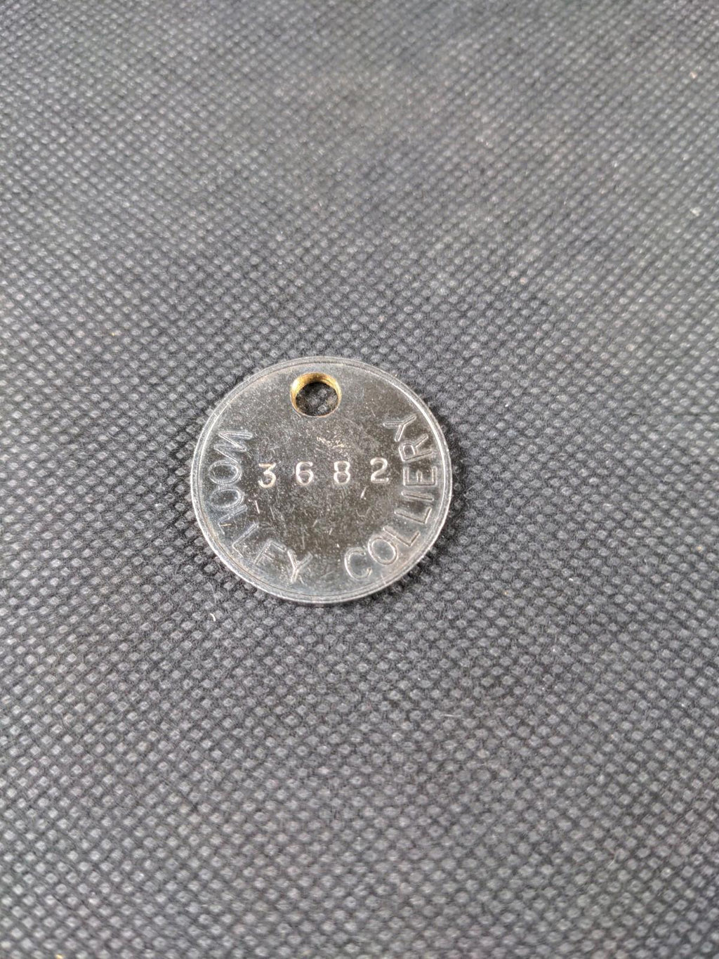 Woolley Colliery No 3682 Miners Pit Check Token Mining Collectible