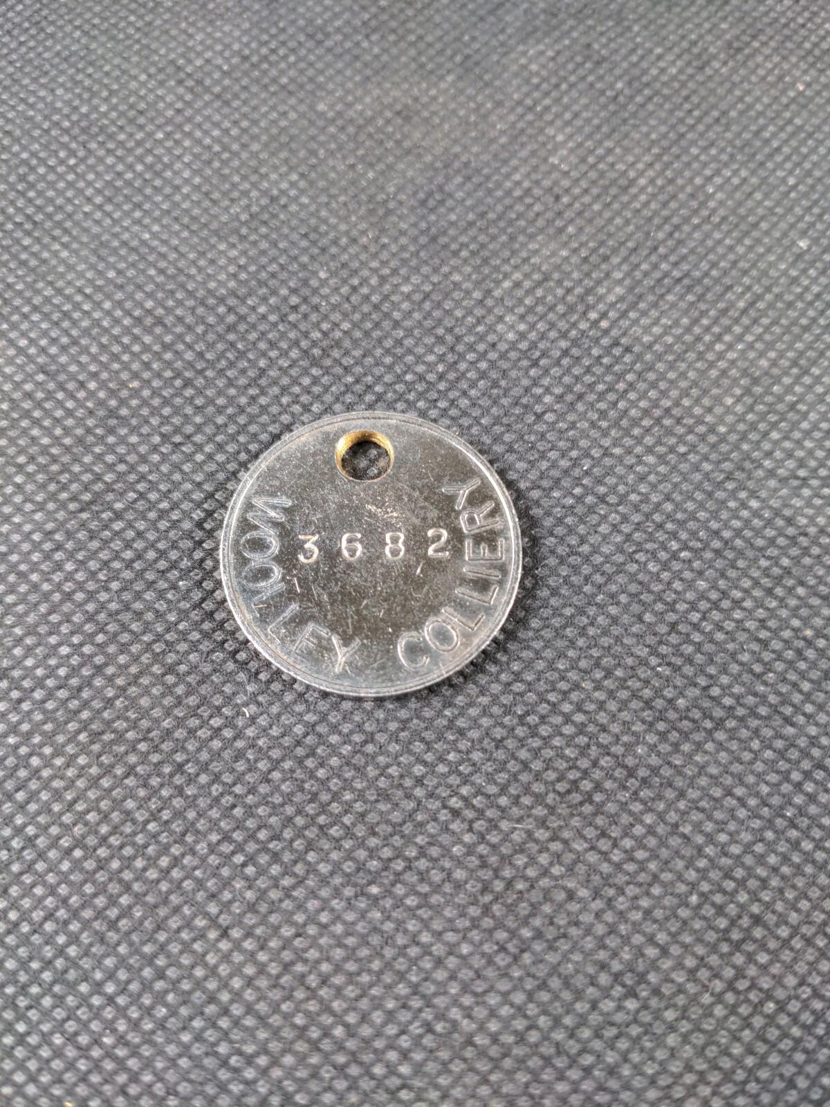 Woolley Colliery No 3682 Miners Pit Check Token Mining Collectible