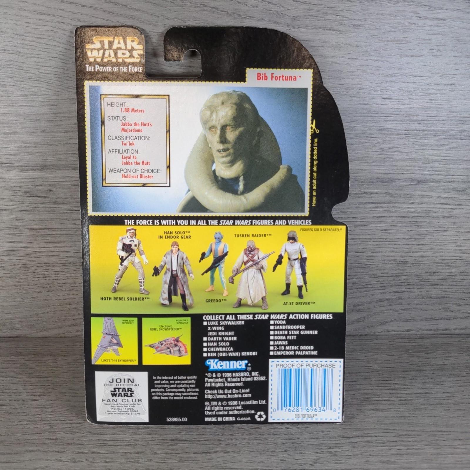 Kenner Star Wars Bib Fortuna Figure 1996 Collection 1 Sealed Blister Pack