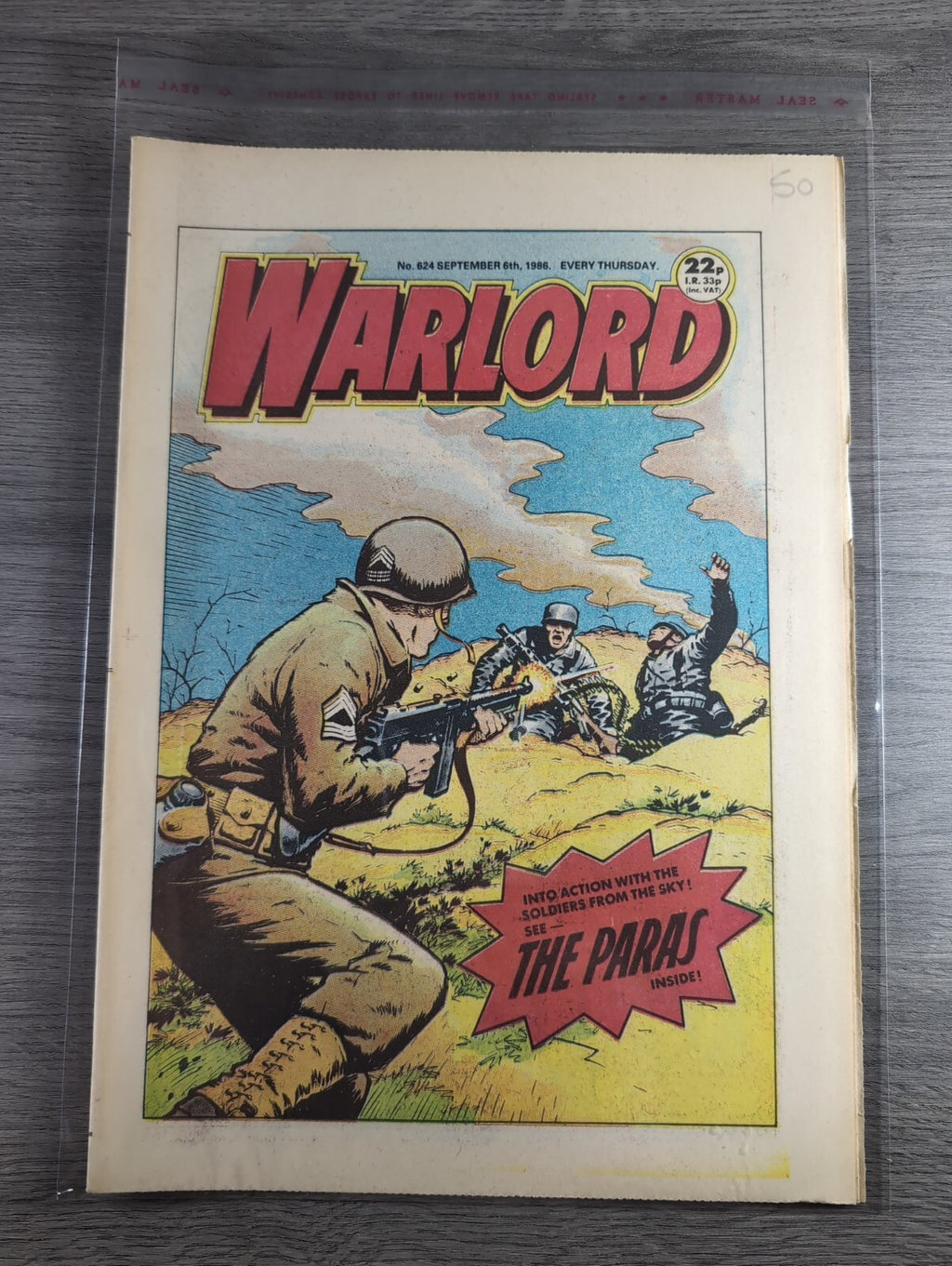 Warlord Comics 7 Issues 621 - 627  Good Condition Vintage Retro Comics From 1986