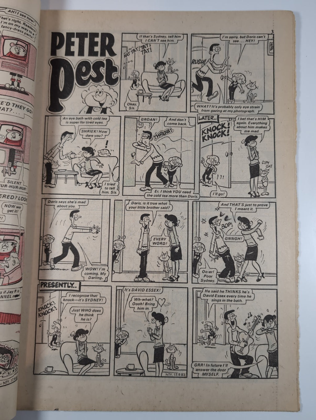 Nutty Comic Featuring Bananaman Issue No. 188 Sept 17th 1983 Vintage Retro Comic