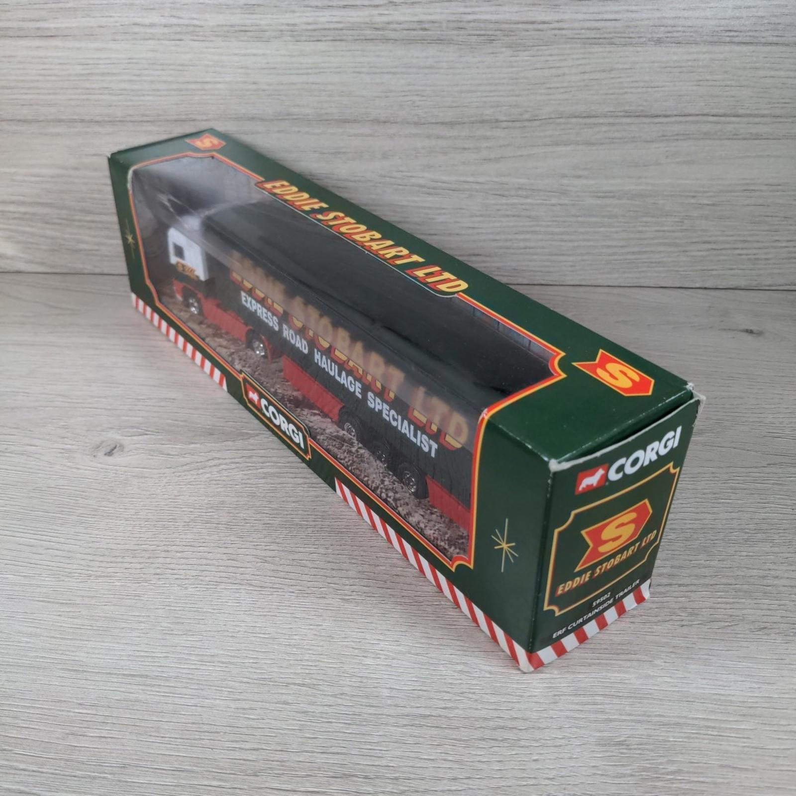 Corgi Eddie Stobart Ltd 59502 ERF Curtainside Trailer Die-Cast Model