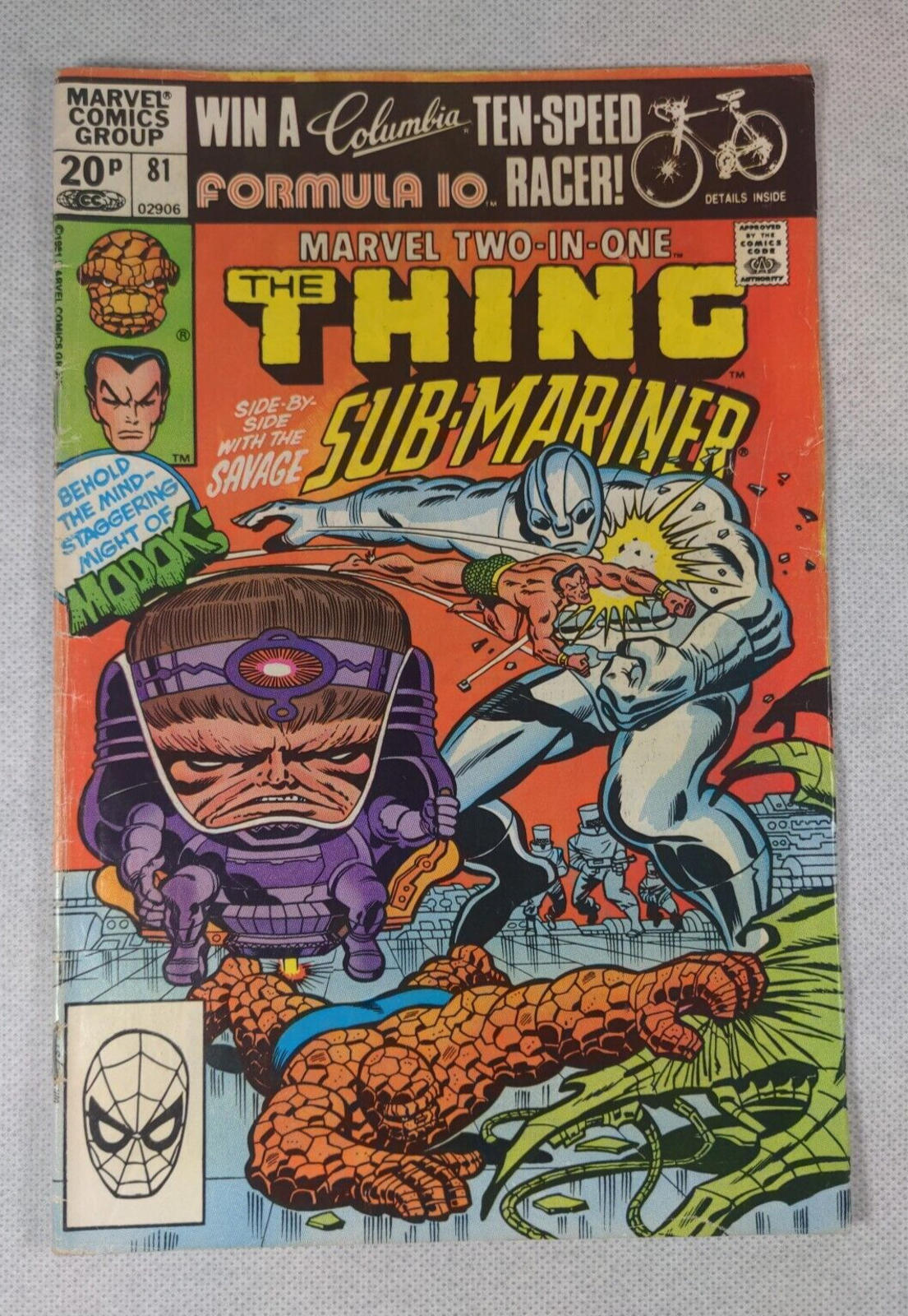 Marvel Comics Two-In-One The Thing And Sub-Mariner Issue No 81 November 1981