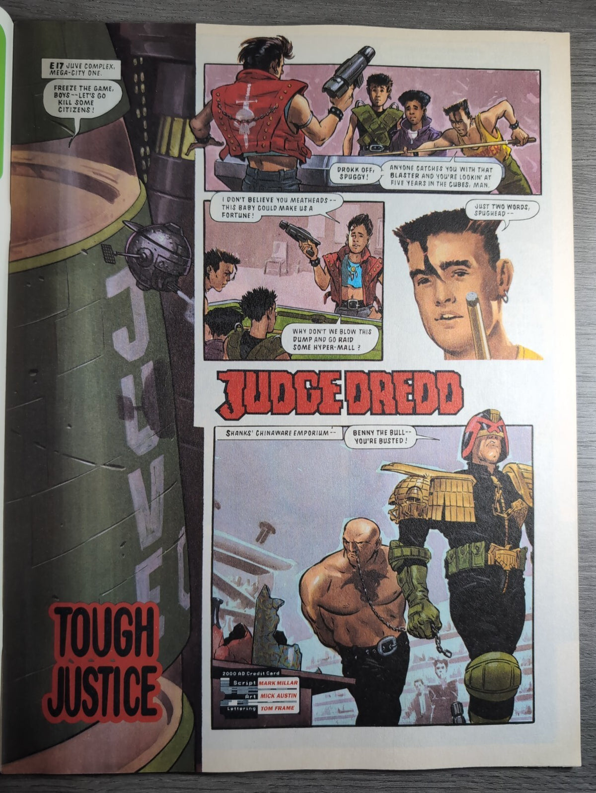 2000AD Prog 840 Featuring Judge Dredd Comic 19th June 1993 Vintage Retro Comic