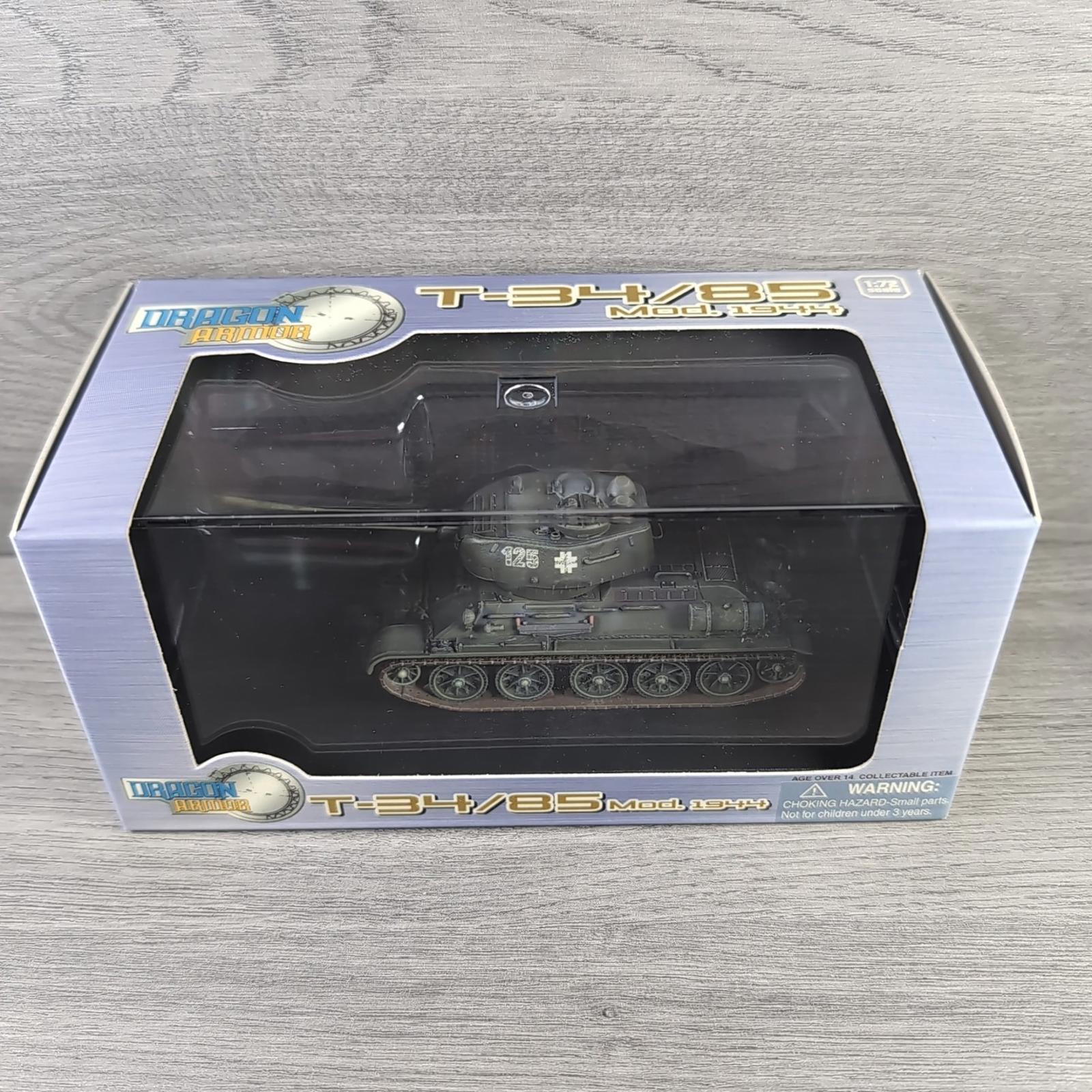 Dragon Armor T34/85 MOD 1944 German Army Poland 1944 1:72 Scale Model