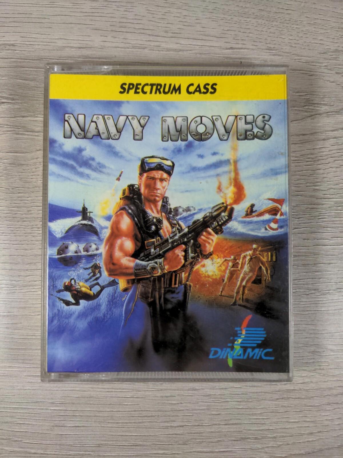 Navy Moves ZX Spectrum 48K 128K Video Game Cassette
