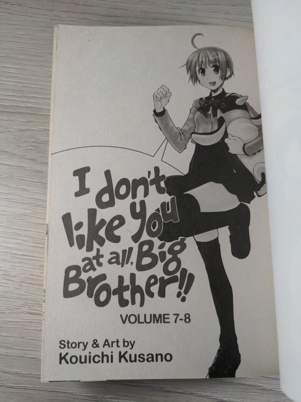 I Don't Like You At All Big Brother! Vol 7-8 Kusano Kouichi Manga Paperback Book