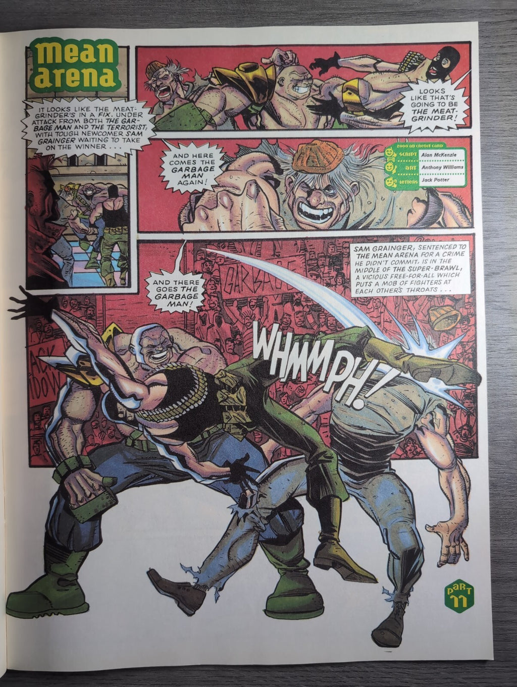 2000AD Prog 862 Featuring Judge Dredd Comic 20th Nov 1993 Vintage Retro Comic