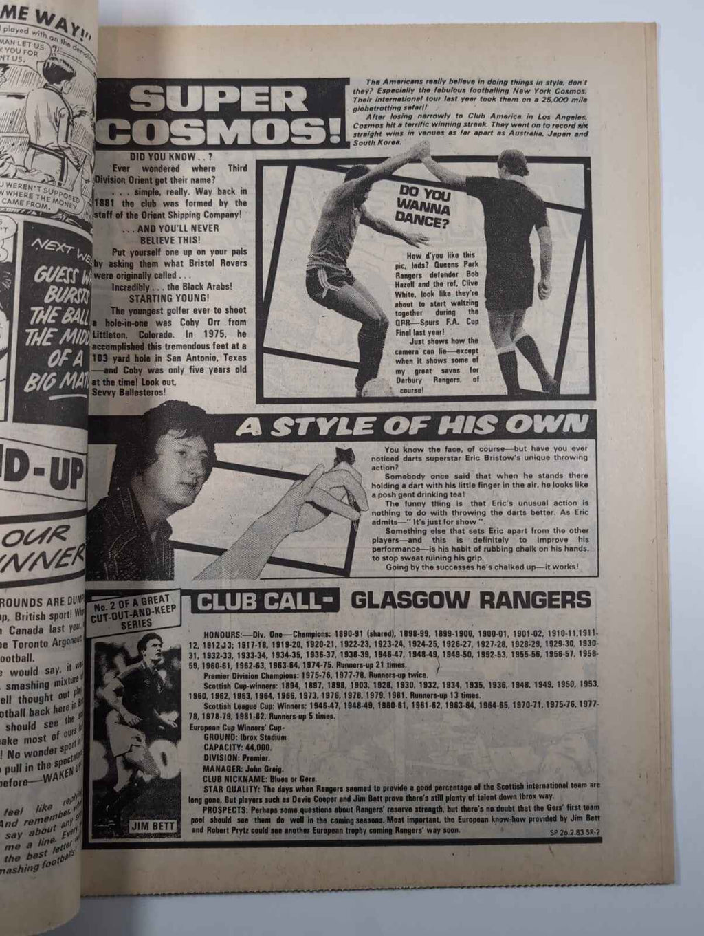 Spike Comic Issue No.6 Feb 26th 1983 D.C Thomson Vintage Retro Comic