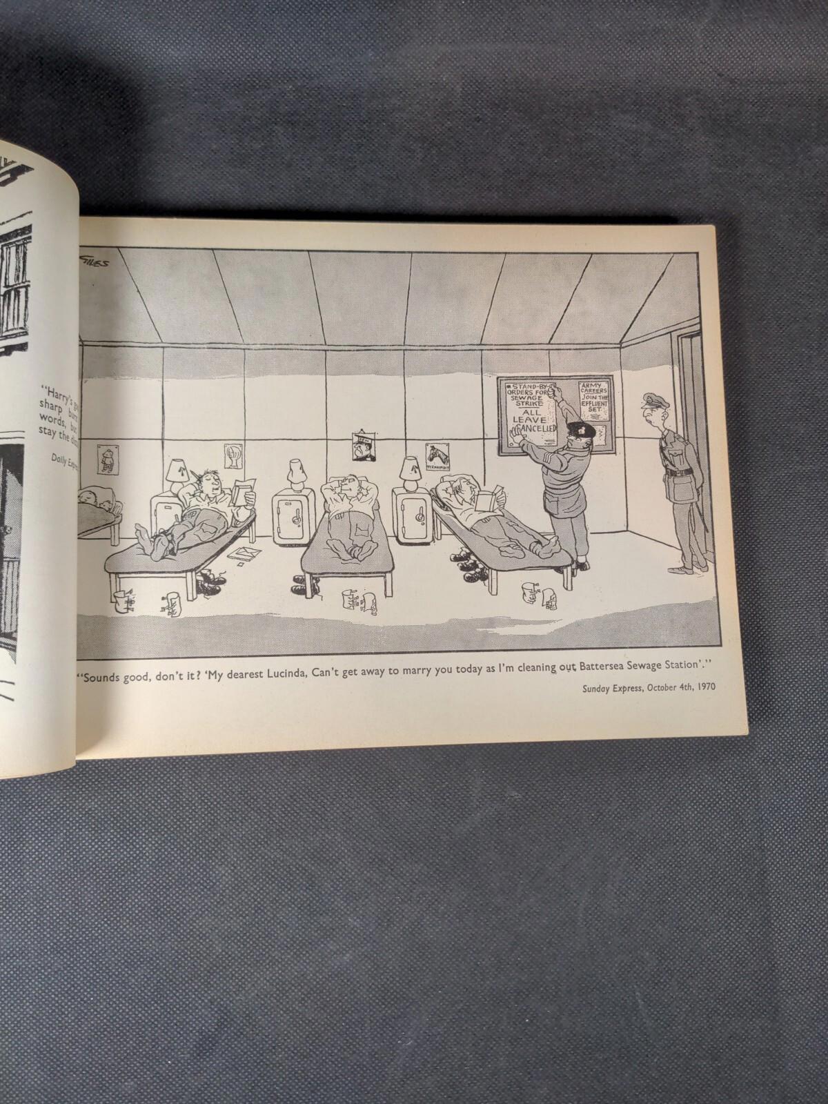 Giles Annual -Vintage 1970 Twenty Fifth Series Cartoon Book - Unclipped