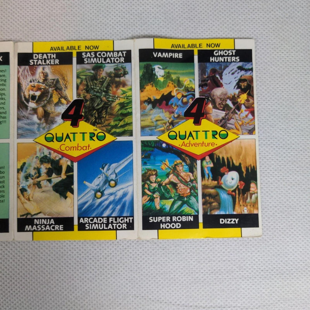 Quattro 4 Super Hits ZX Spectrum 48K 128K Game Cassette Tested & Working