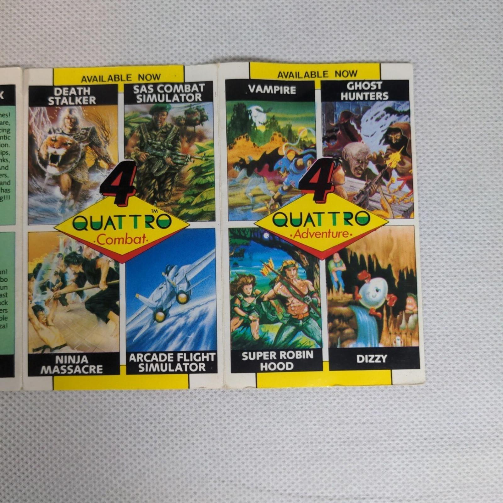 Quattro 4 Super Hits ZX Spectrum 48K 128K Game Cassette Tested & Working