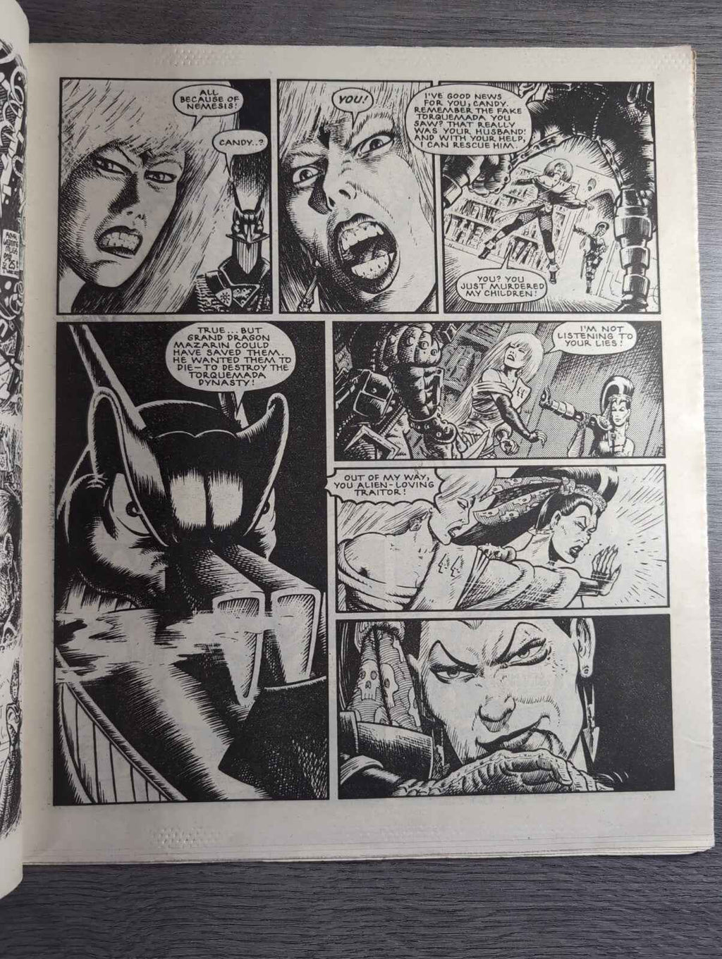 2000AD Prog 440 Featuring Judge Dread Comic 19th Oct 1985 Vintage Retro Comic