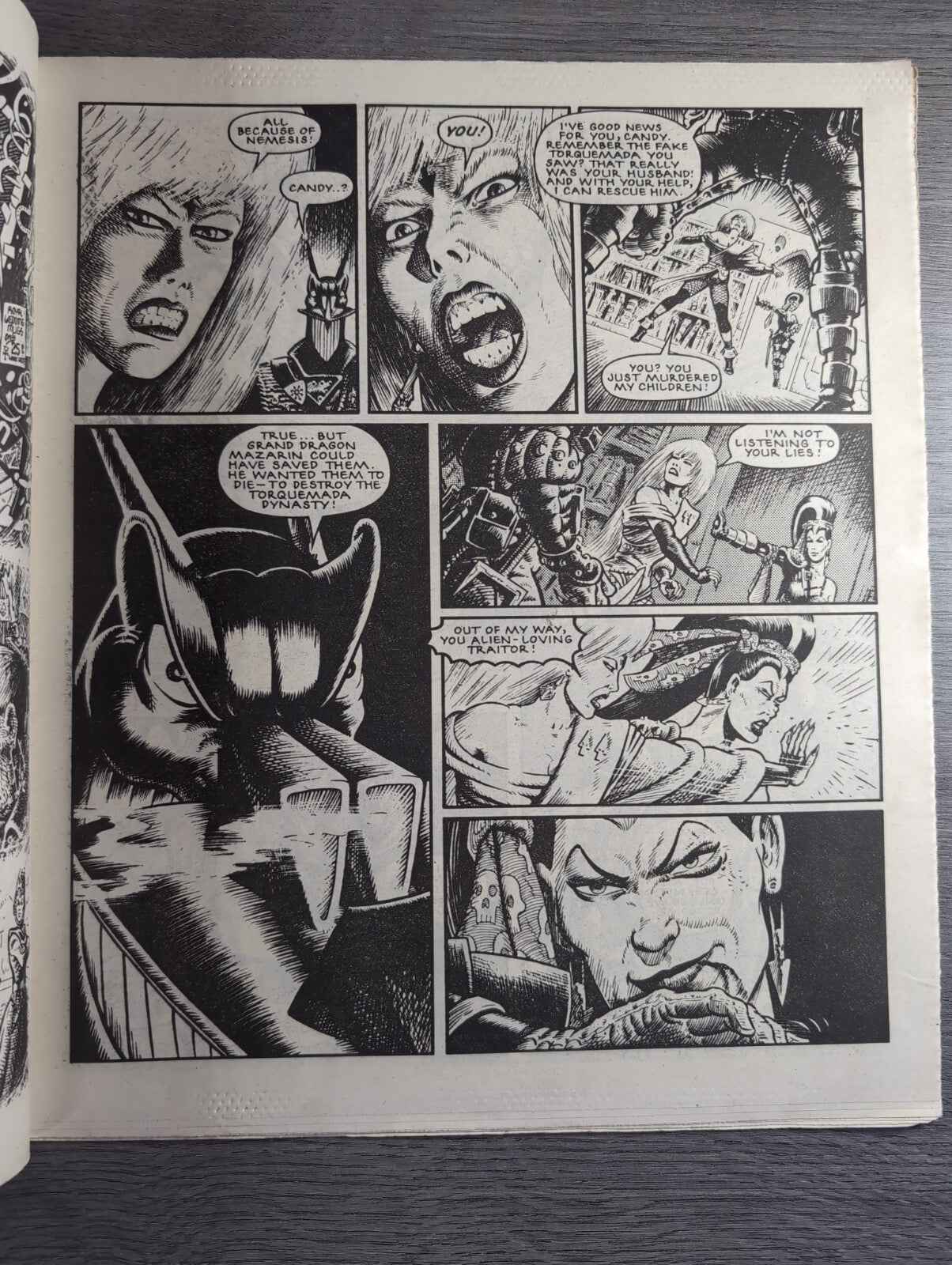 2000AD Prog 440 Featuring Judge Dread Comic 19th Oct 1985 Vintage Retro Comic