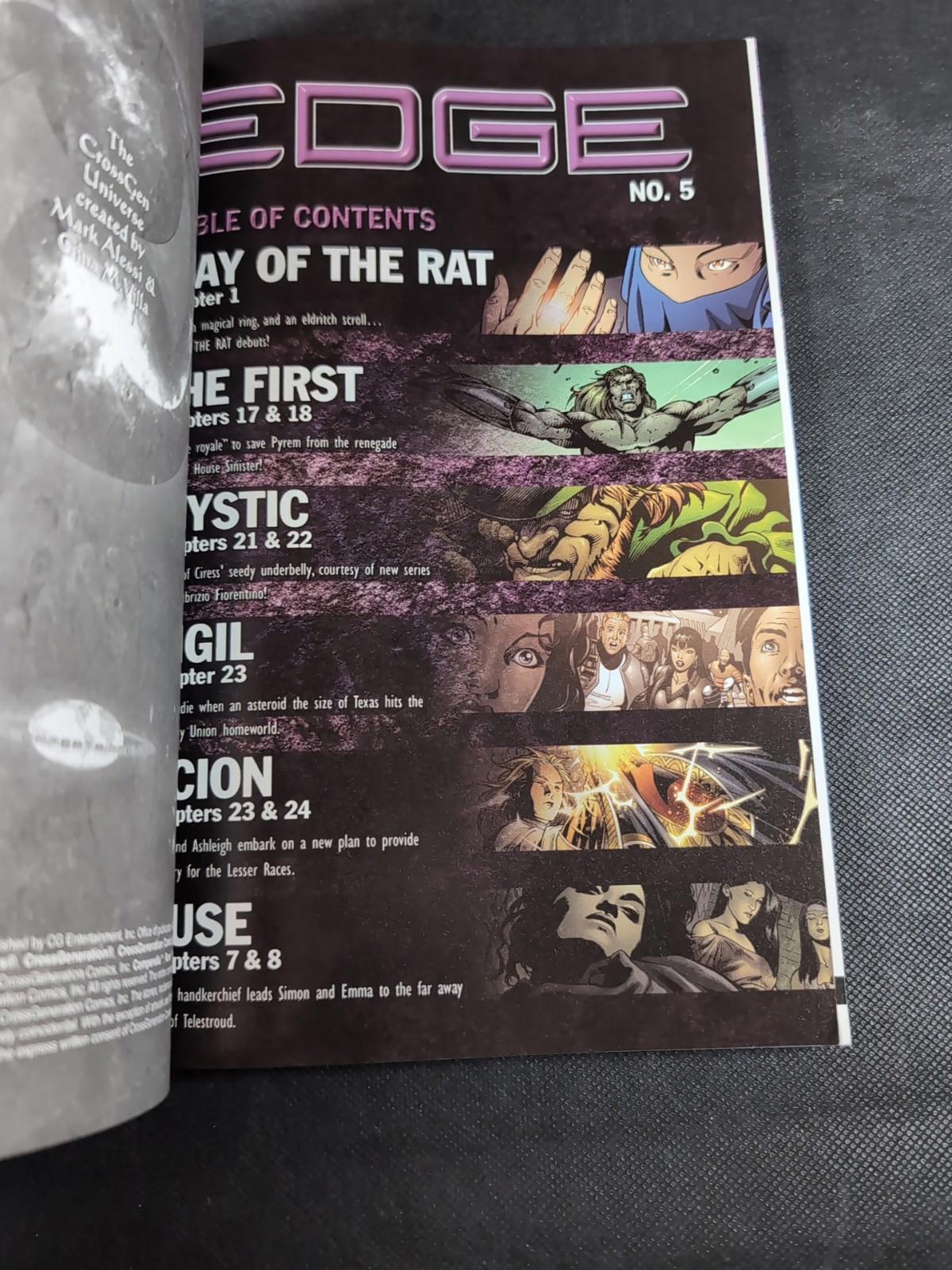 Edge Vol 5 Cross Generation Comics Paperback 2002 Graphic Novel