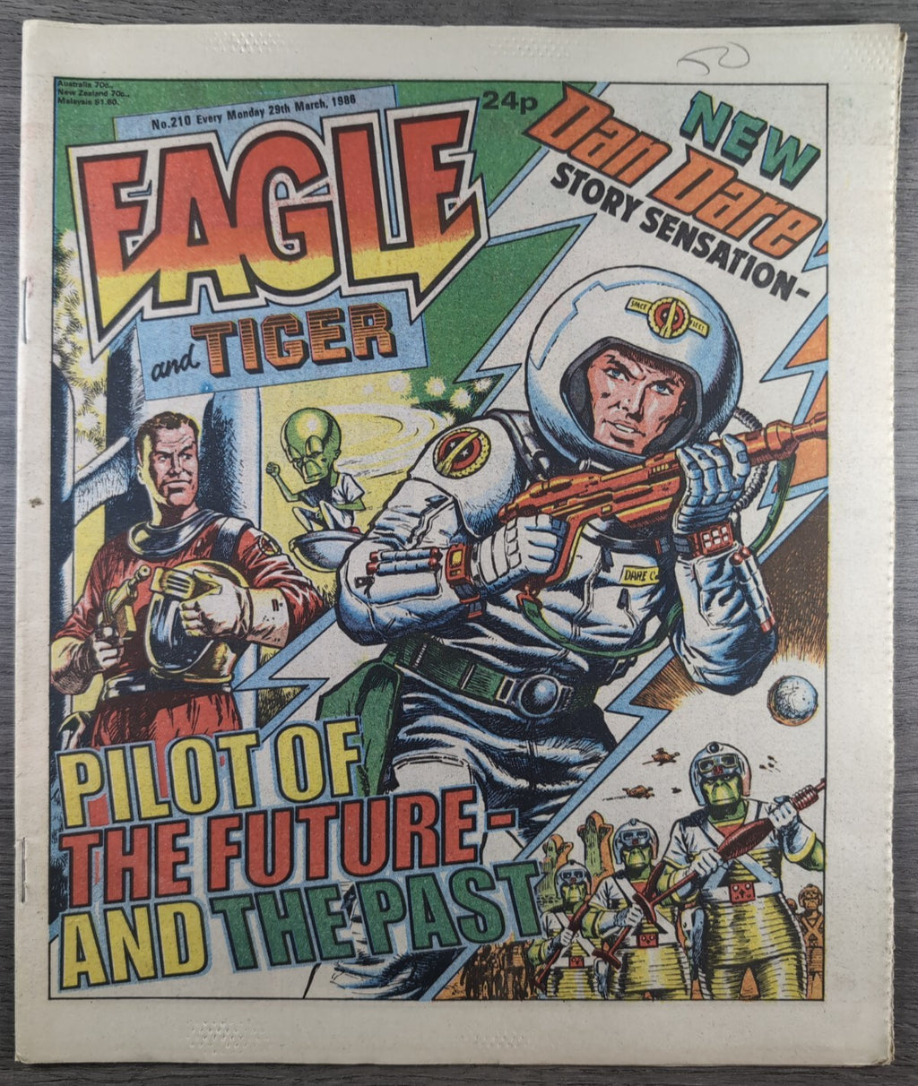 Eagle Comic Issue No. 210 29th March 1988 Vintage Retro UK Comic