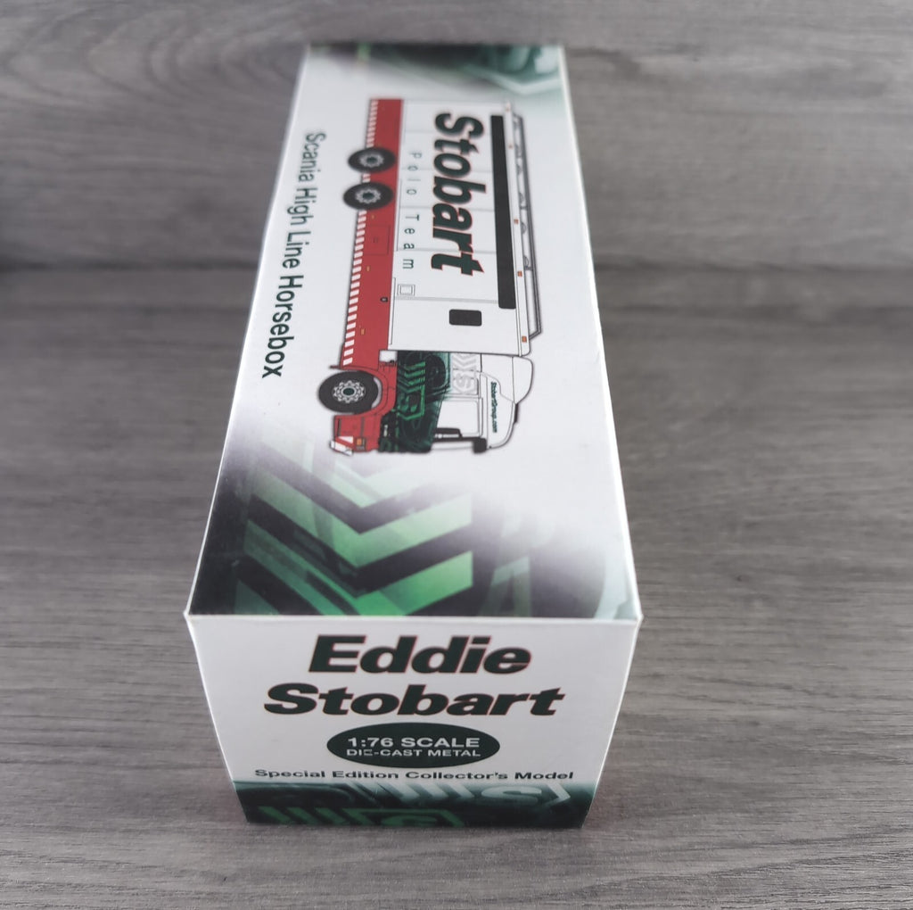 Atlas Editions Eddie Stobart Scania High Line Horsebox 1:76 Scale Die-Cast Model
