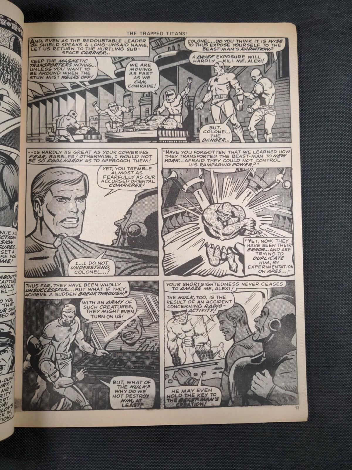 Mighty World of Marvel Issue No 54 October 1973  Marvel UK - Vintage Comic - Retrorama UK