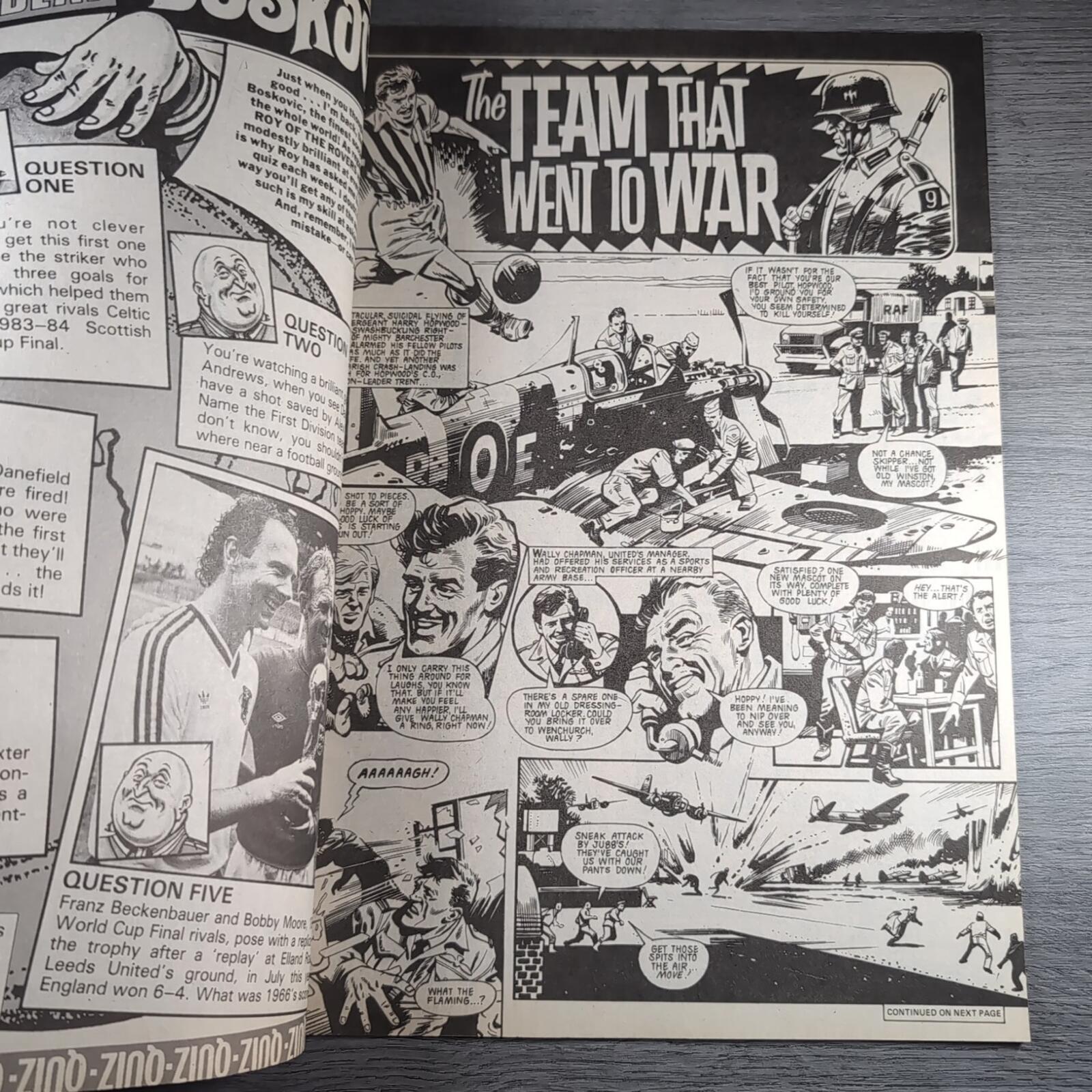 Roy of The Rovers 7th September 1985 Vintage Comic IPC Magazines