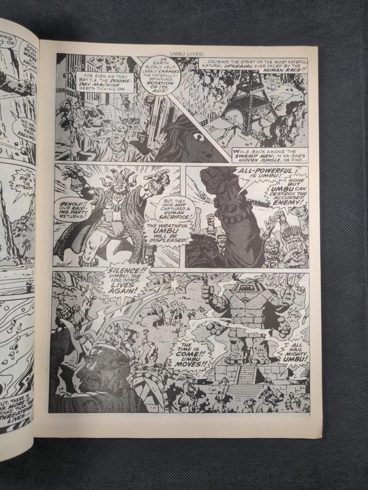 Mighty World of Marvel Issue No 62 December 1973 Marvel UK  Vintage Comic