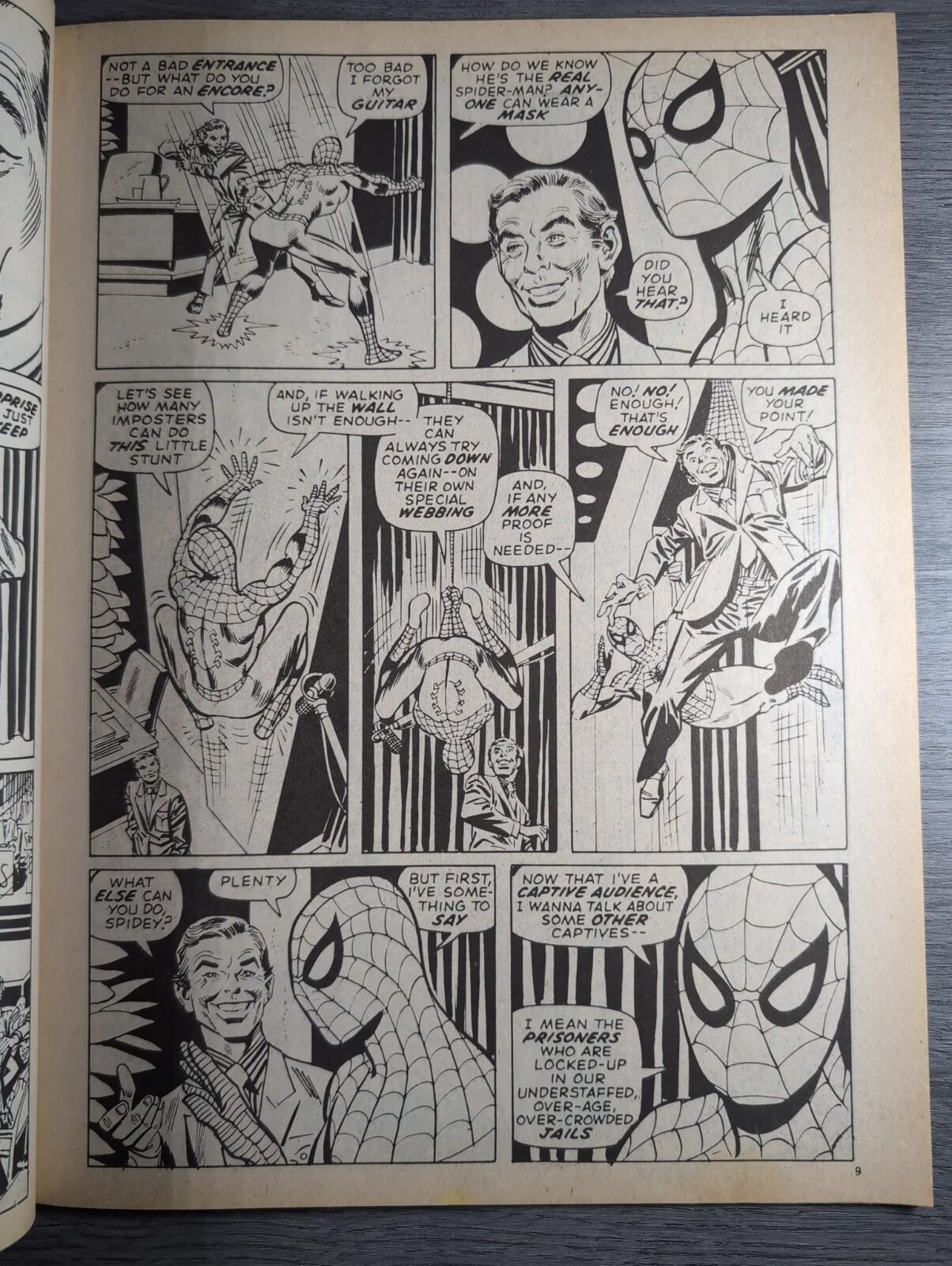 Spider-Man Comics Weekly No 136 Marvel Comics UK 20th September 1975
