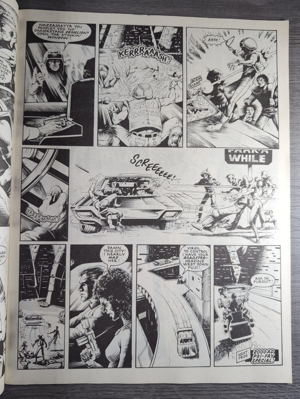 2000AD Prog 524 Featuring Judge Dread Comic 30th May 1987 Vintage Retro Comic
