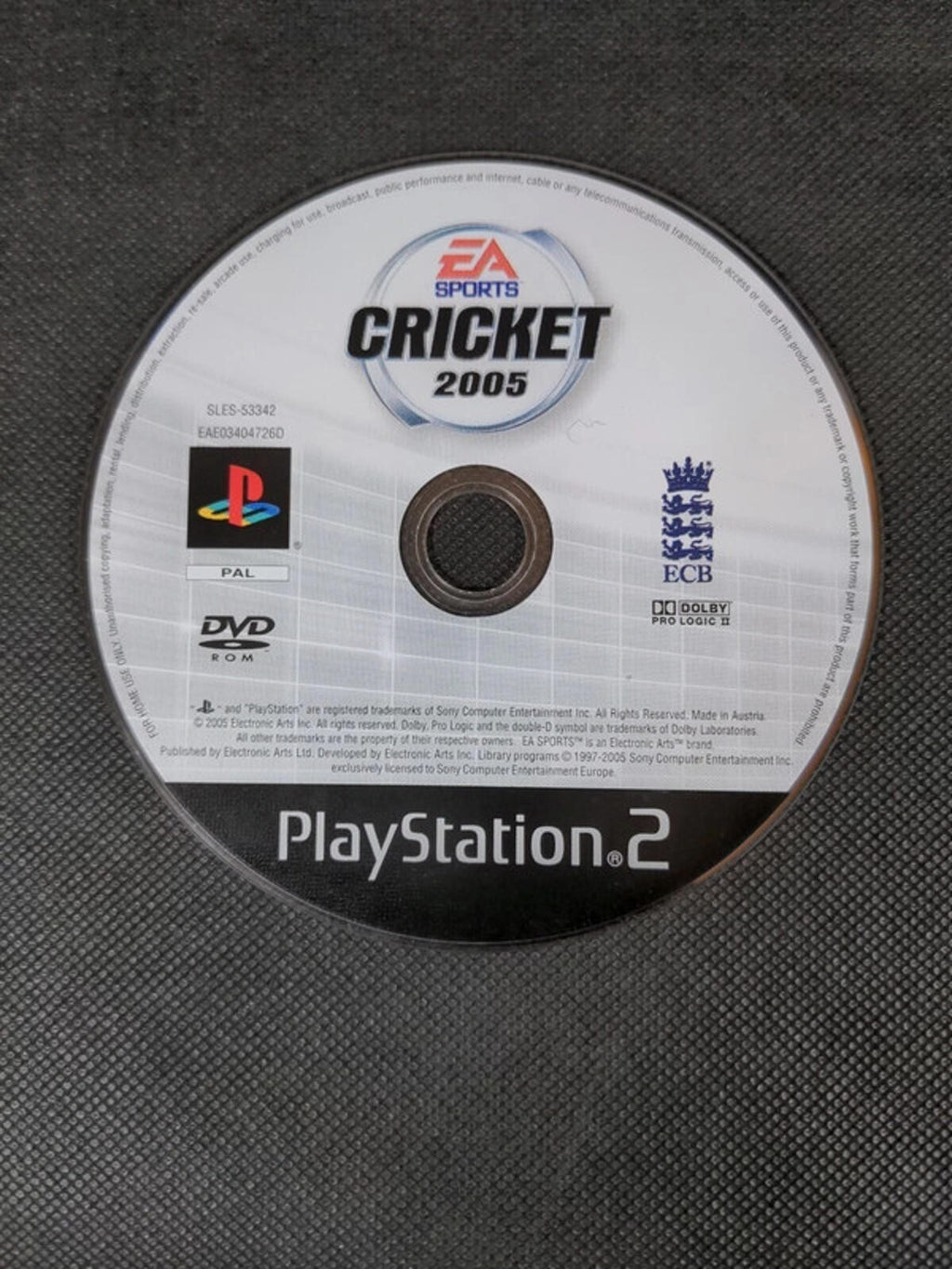 Cricket 2005 Playstation 2 PS2 Game + Manual Tested & Working