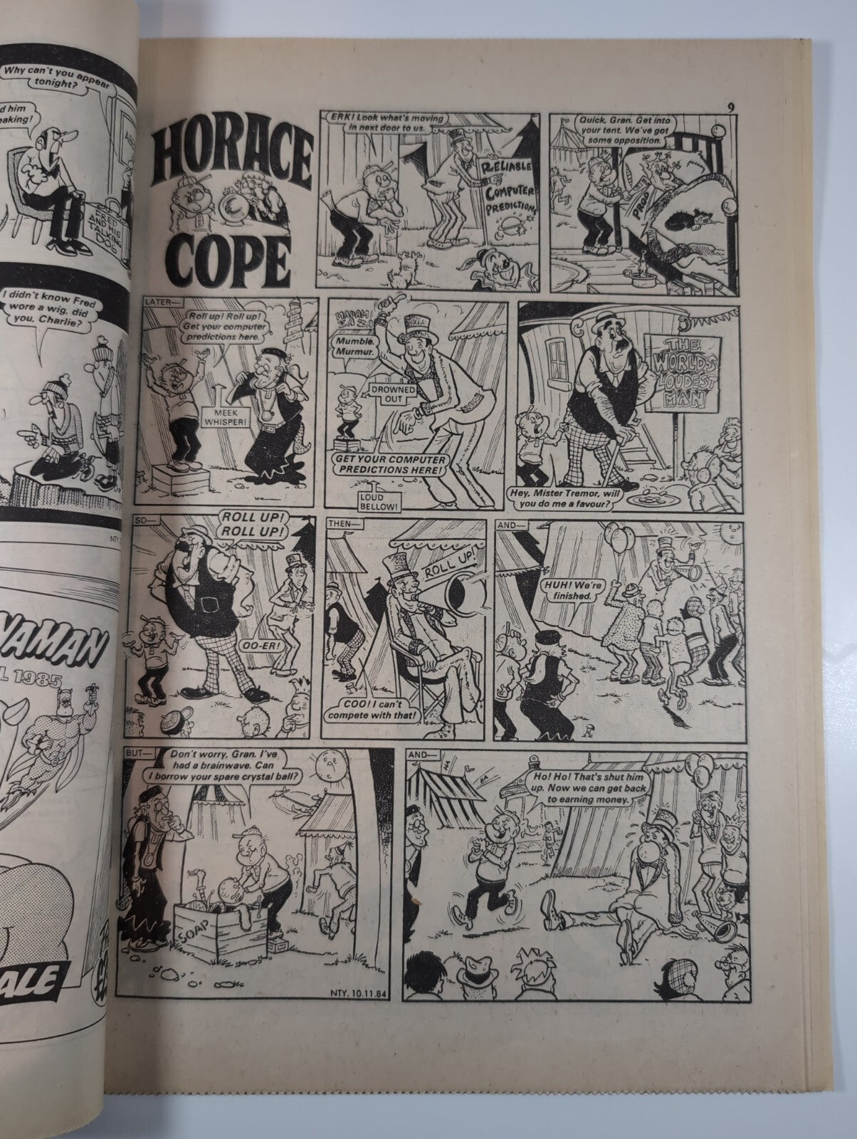 Nutty Comic Featuring Bananaman Issue No. 248 Oct 6th 1984 Vintage Comic