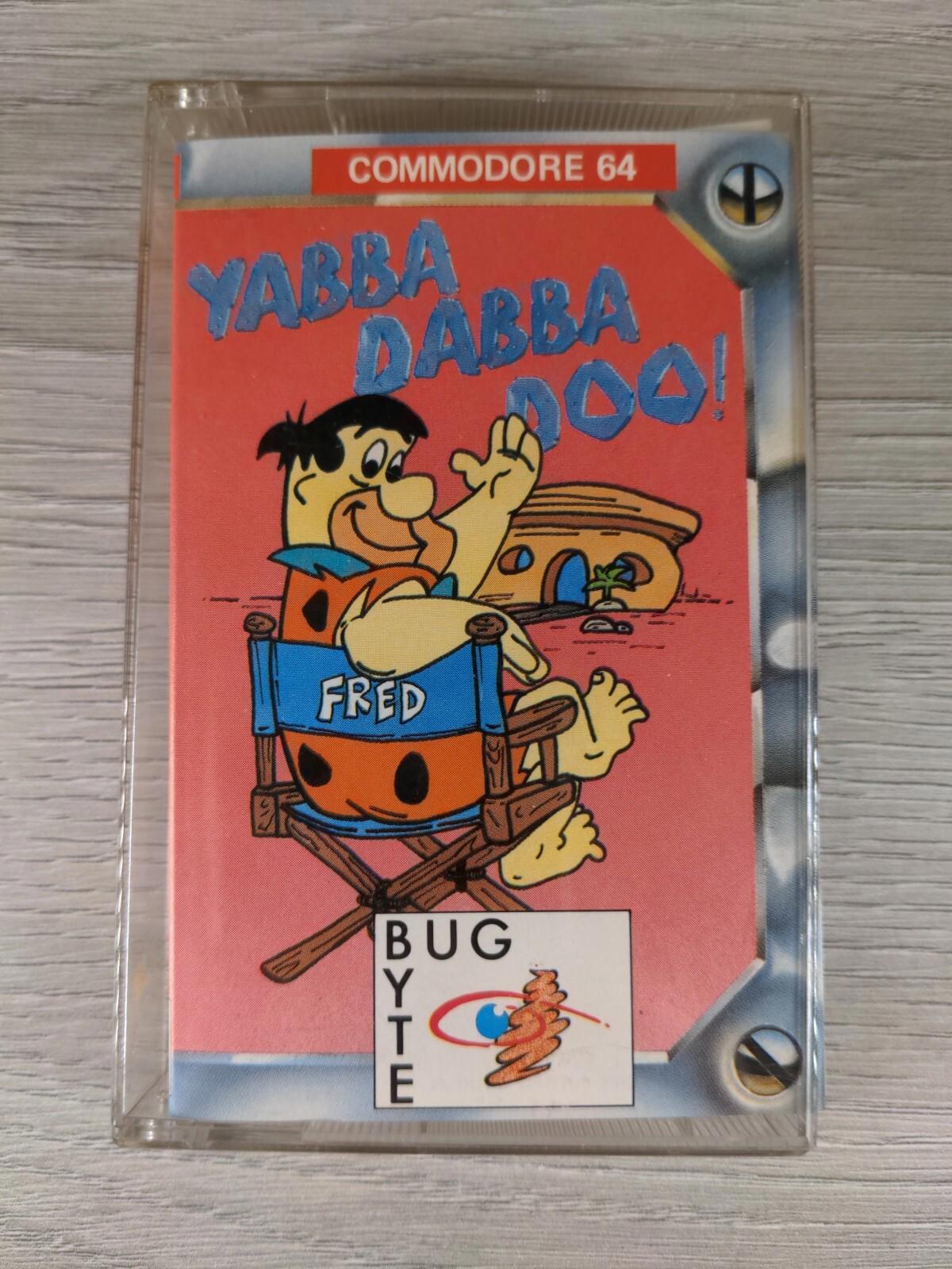 The Flintstones Yabba Dabba Doo! Commodore 64 C64 Game Cassette Tested & Working