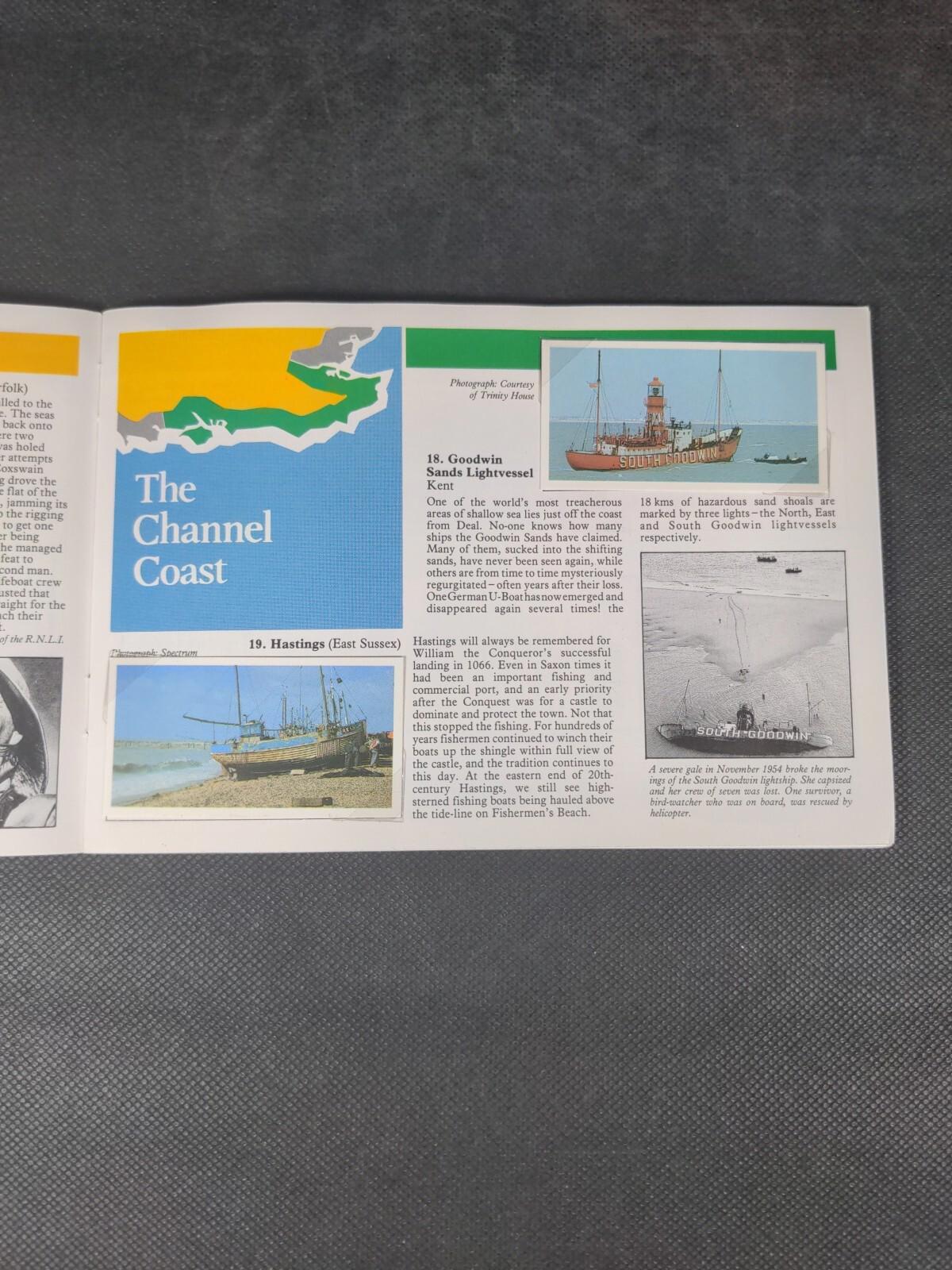 Brooke Bond Tea Cards: Discovering Our Coast PG Tips Album Complete