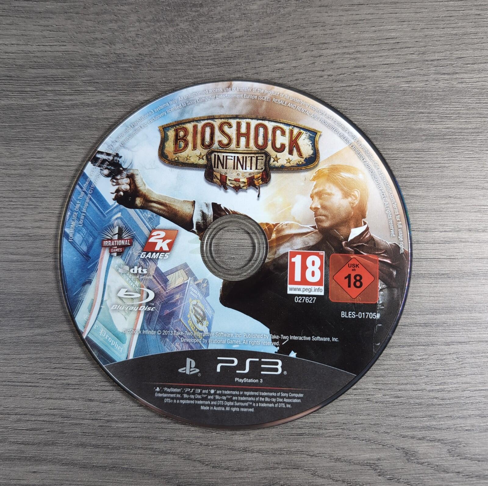 Bioshock Infinite Playstation 3 PS3 Game Very Good Condition Disk