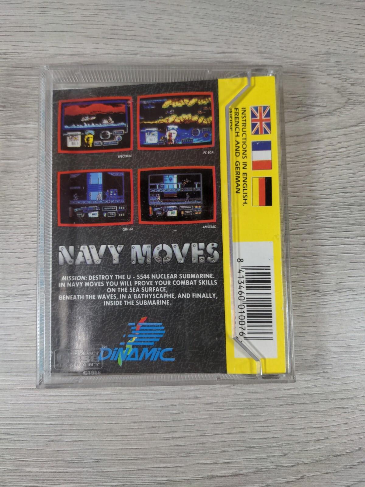 Navy Moves ZX Spectrum 48K 128K Video Game Cassette