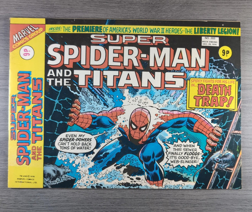 Super Spider-Man And The Titans No. 203 Marvel Comics 29th December 1976