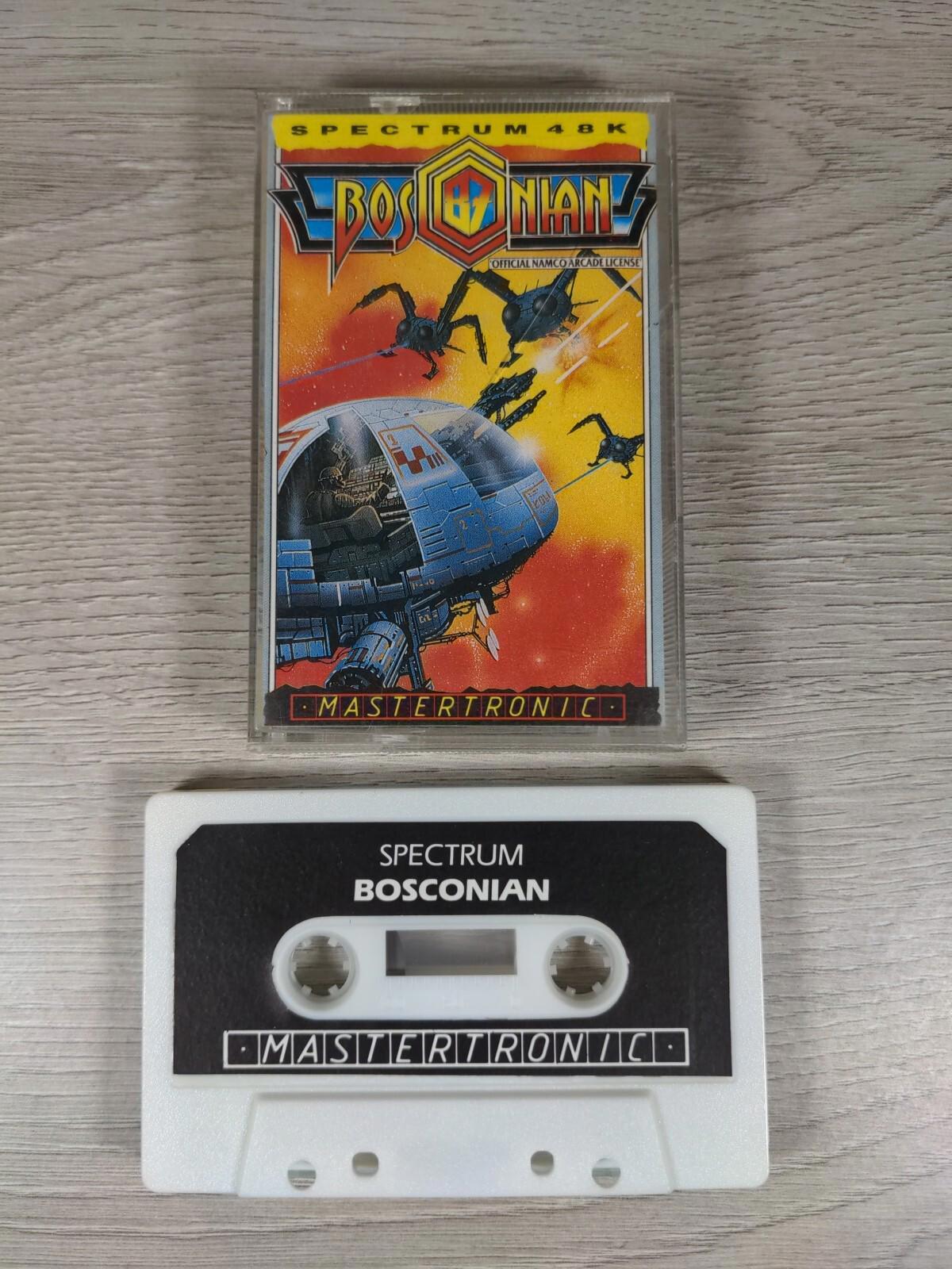 Bosconian ZX Spectrum 48K Video Game Cassette Mastertronic Tested & Working