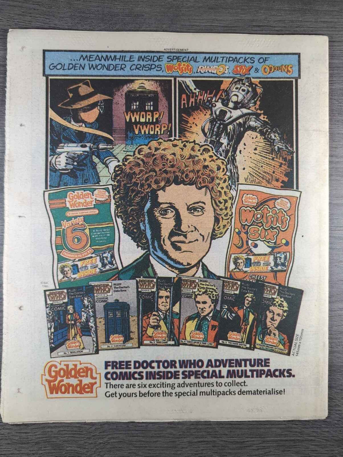 Eagle Comic Issue No. 244 22nd November 1986 Vintage Retro UK Comic