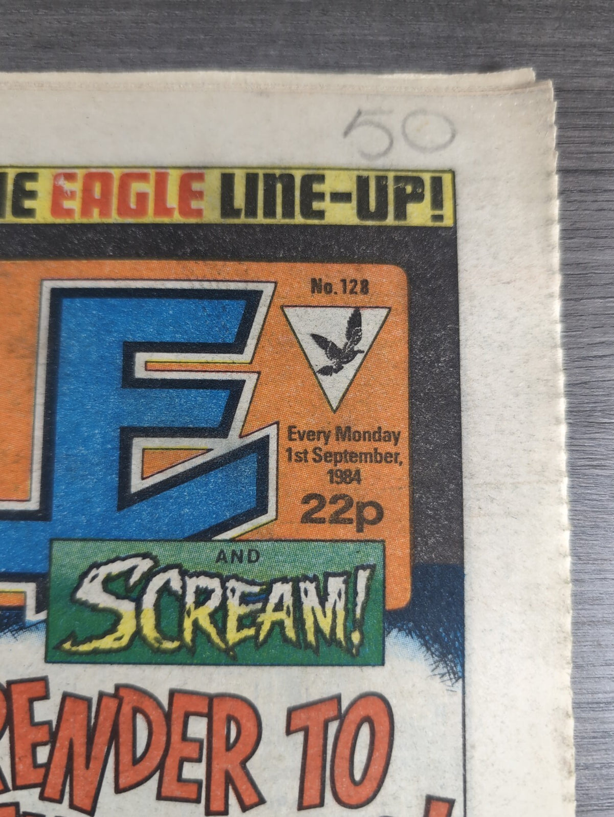 Eagle Comic Issue No. 128 1st September 1984 Vintage Retro UK Comic