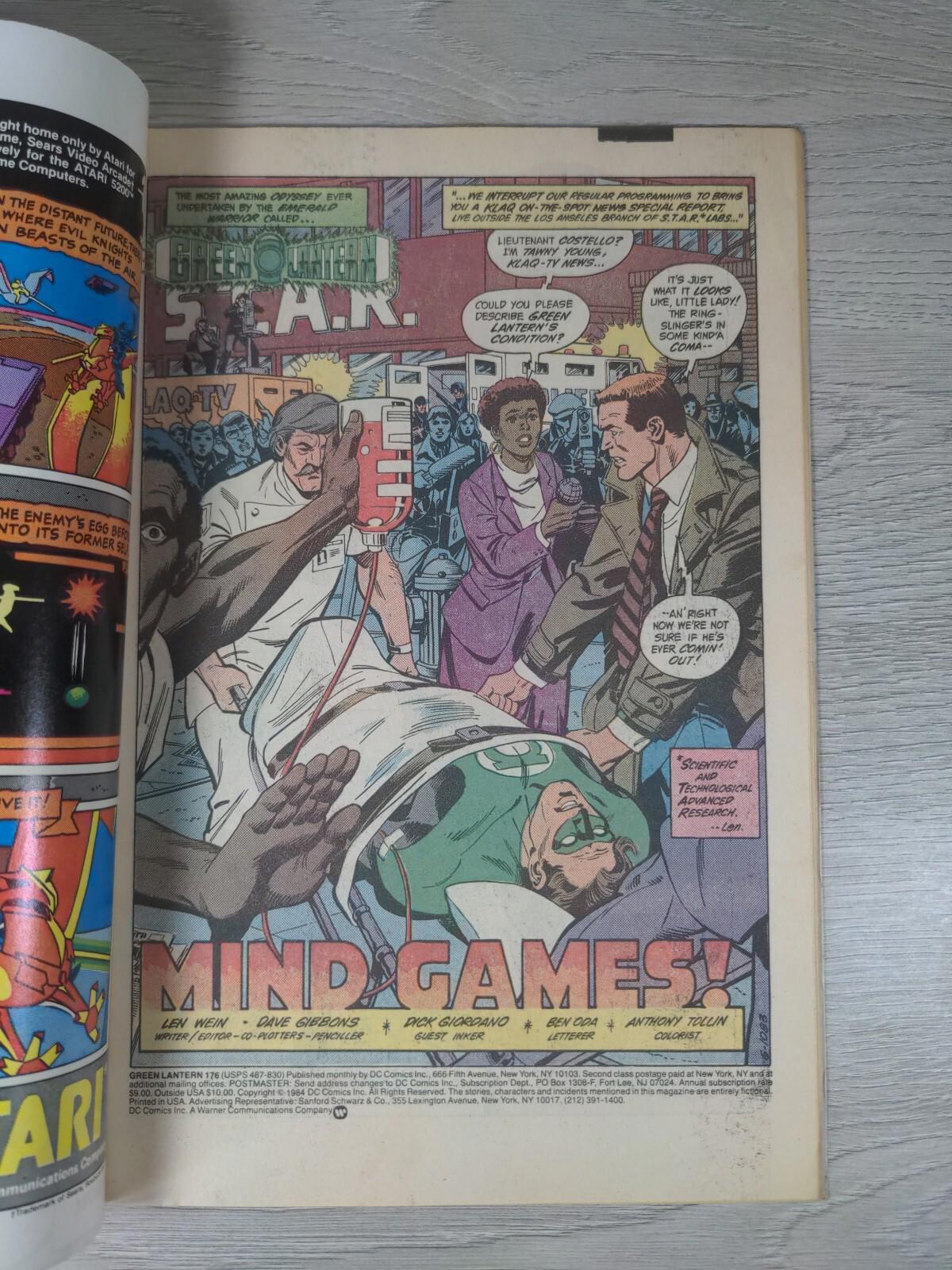 DC Comics Green Lantern #176 May 1984 Vintage Comic